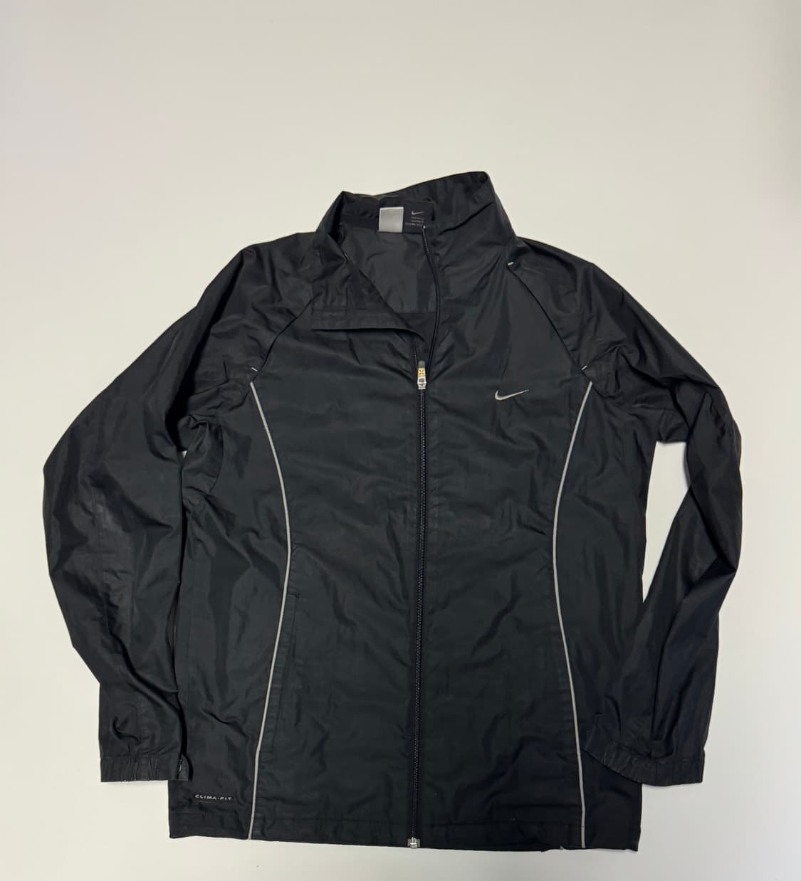 나이키 올드스쿨 크로스 라인 스우시 바람막이 블랙 상품이미지1