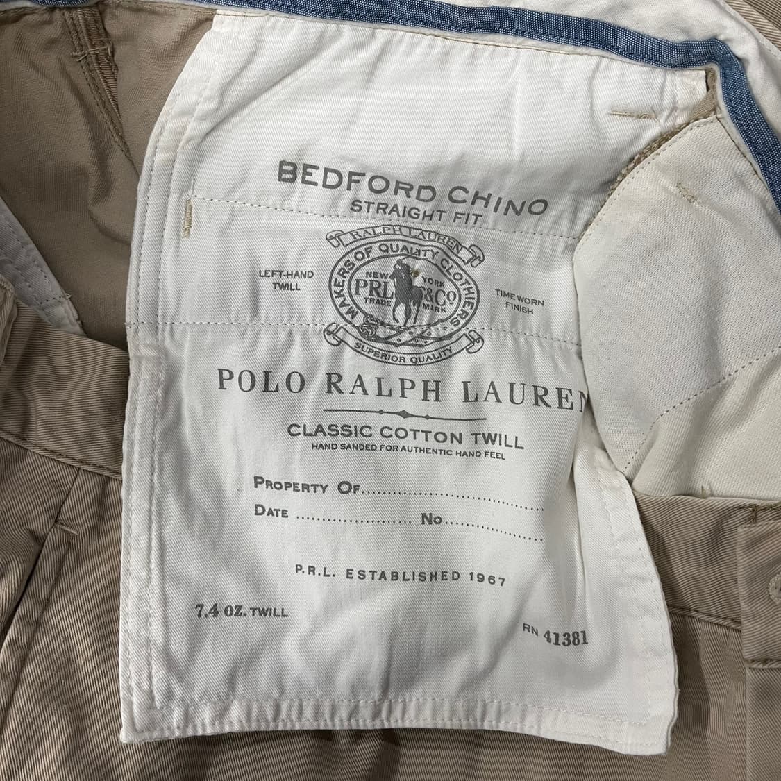[정품/34] 폴로 랄프로렌 타겟 치노 면바지 베이지 b14 상품이미지5