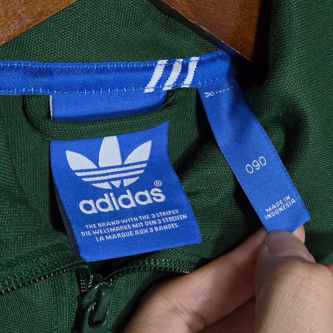 아디다스 유로파 그린 슬림핏 져지 트랙탑 상품이미지7