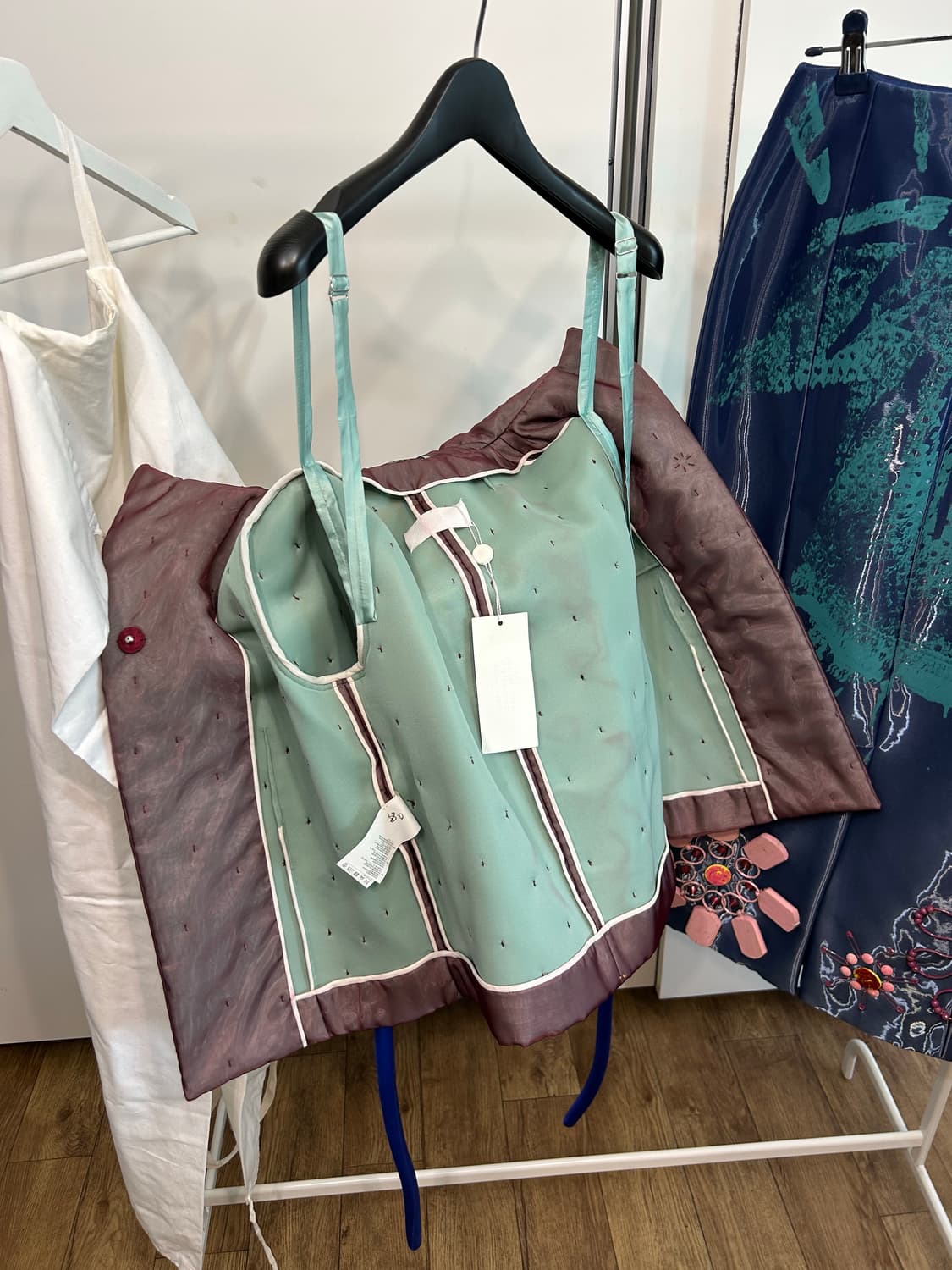 마르지엘라 컬렉션 소장용 실크 페인팅 자켓 상품이미지8