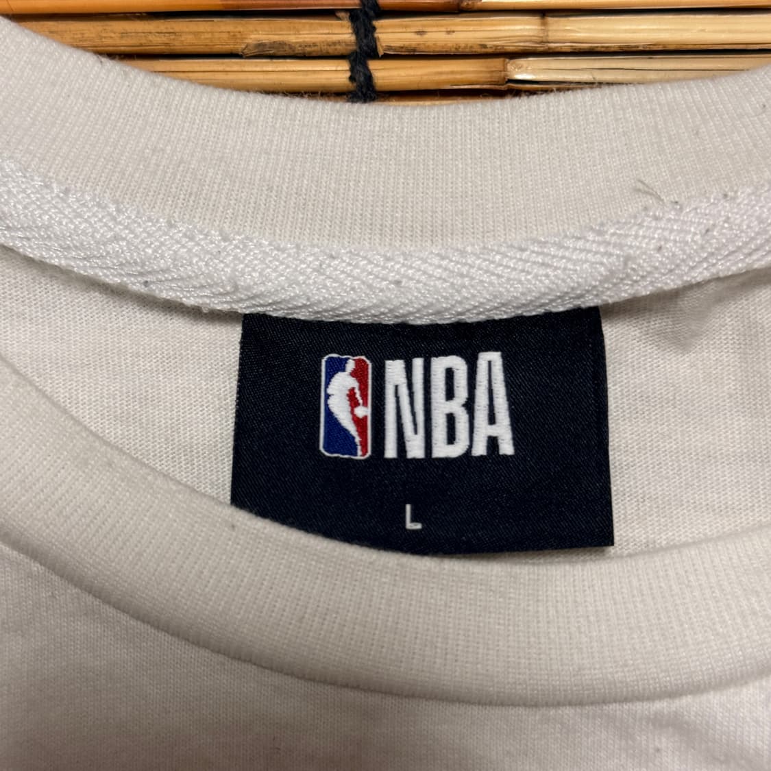 NBA 워리어스 화이트 반팔티 L 상품이미지5