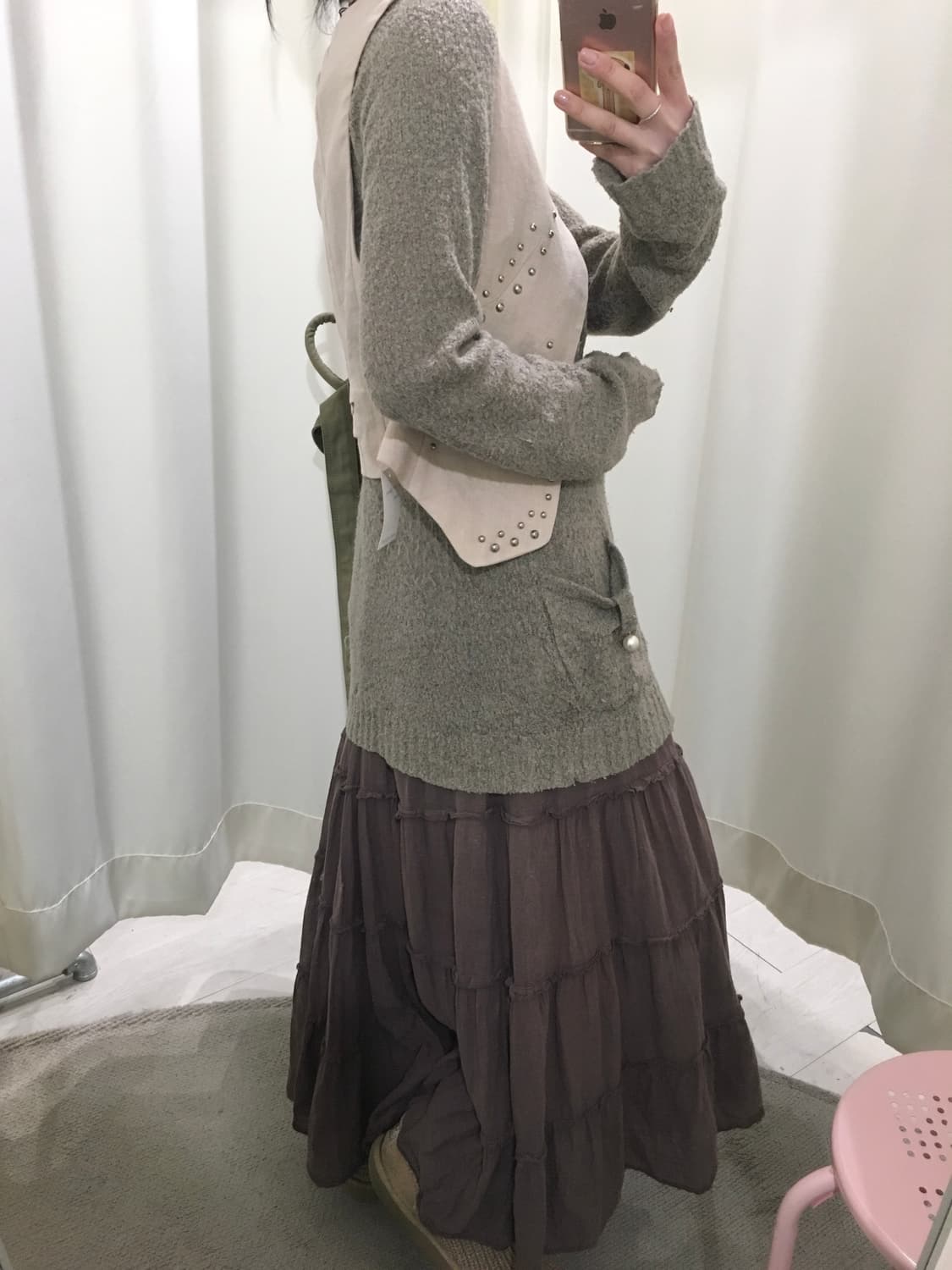 natural mori knit 상품이미지7