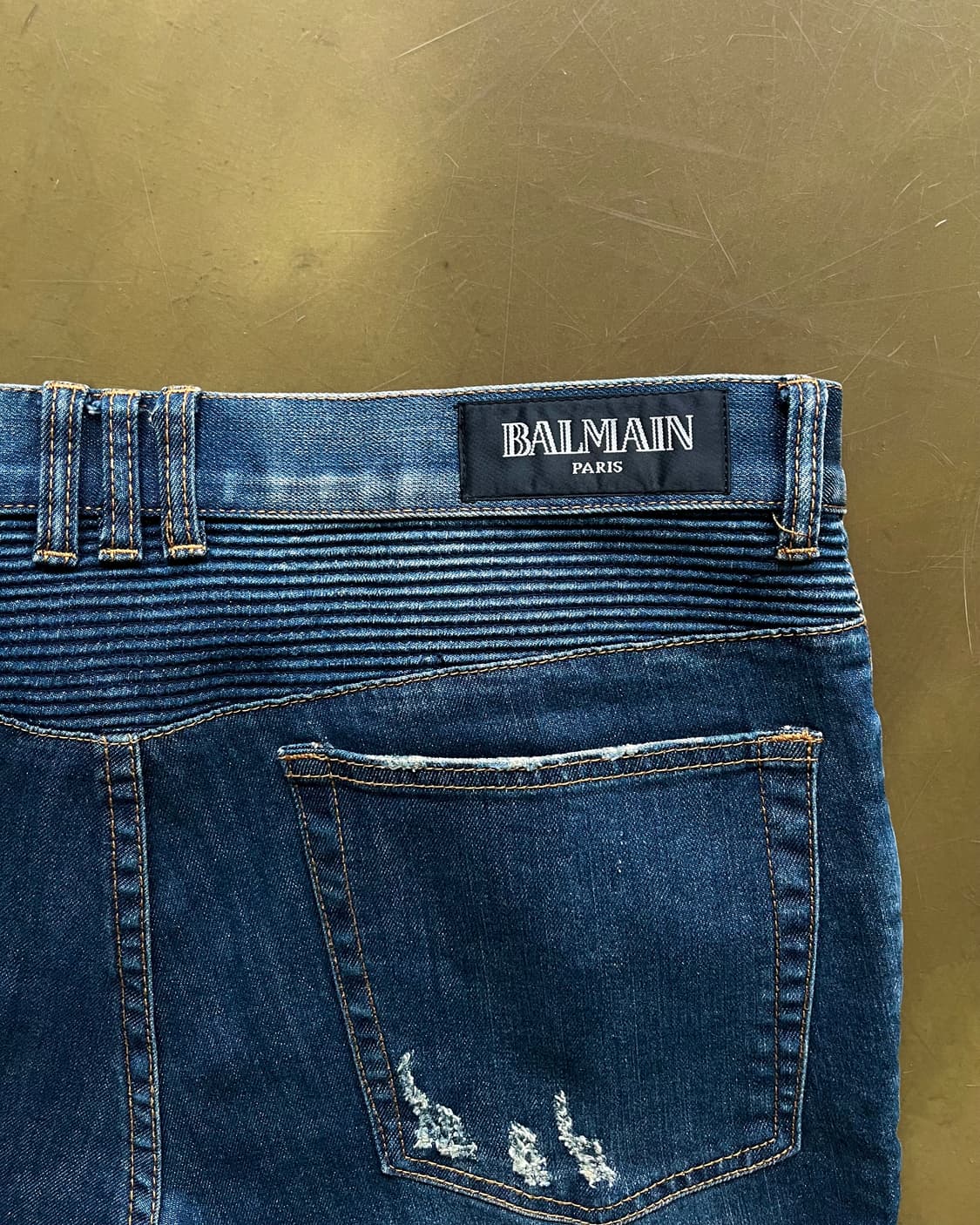 BALMAIN Paris Denim Biker Jeans 상품이미지8