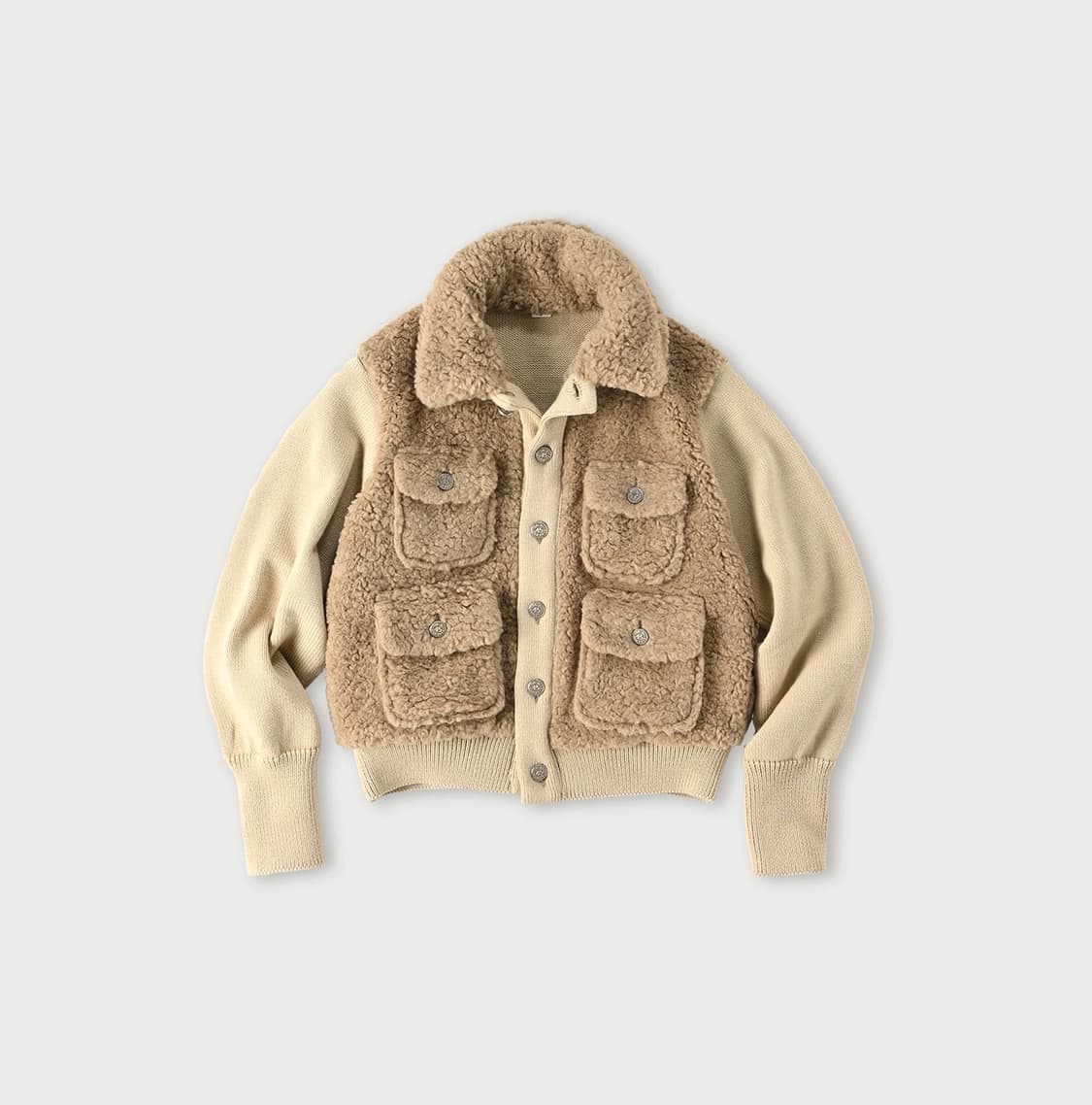 45rpm (45R) 보아 니트 908 블루종 ボア×ニット908ブルゾン 상품이미지1