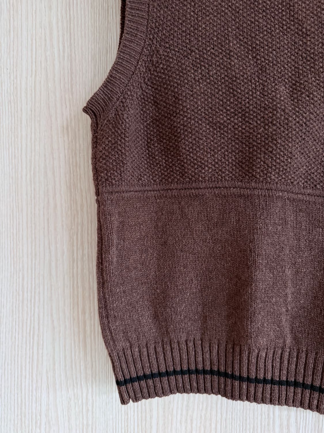 Margaret Howell Dry Lambs Wool knit vest 상품이미지5