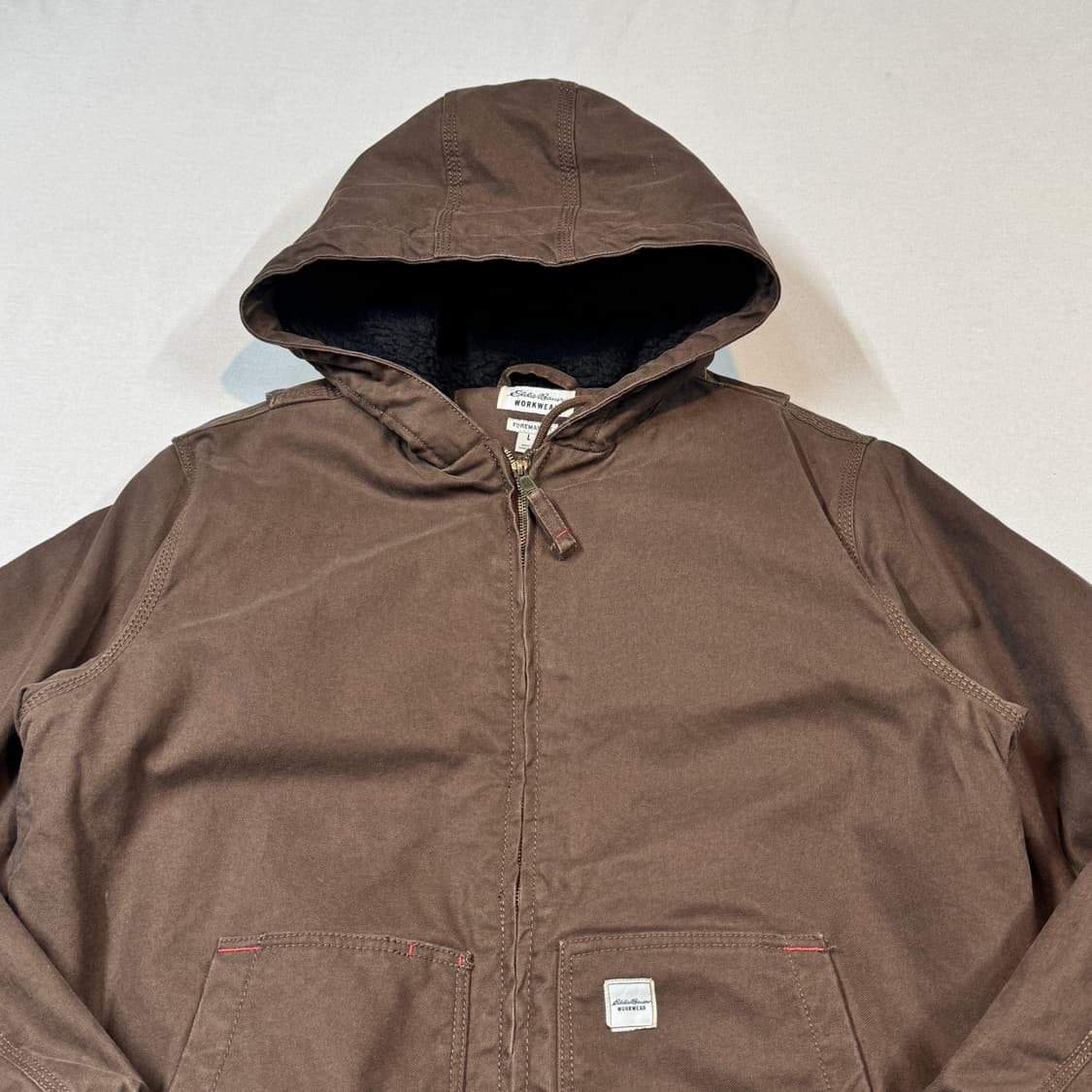 L) 에디바우어 워크웨어 덕캔버스 액티브 자켓 브라운 상품이미지3