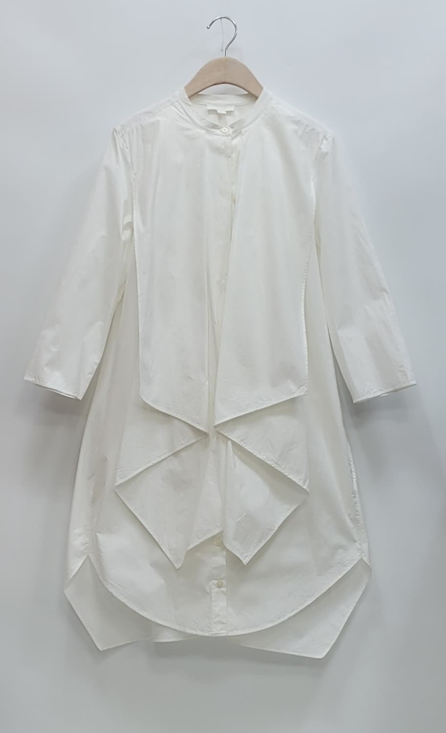 COS 코스 드레이프 코튼 셔츠 드레스 / 여 165-84A 화이트
 상품이미지1