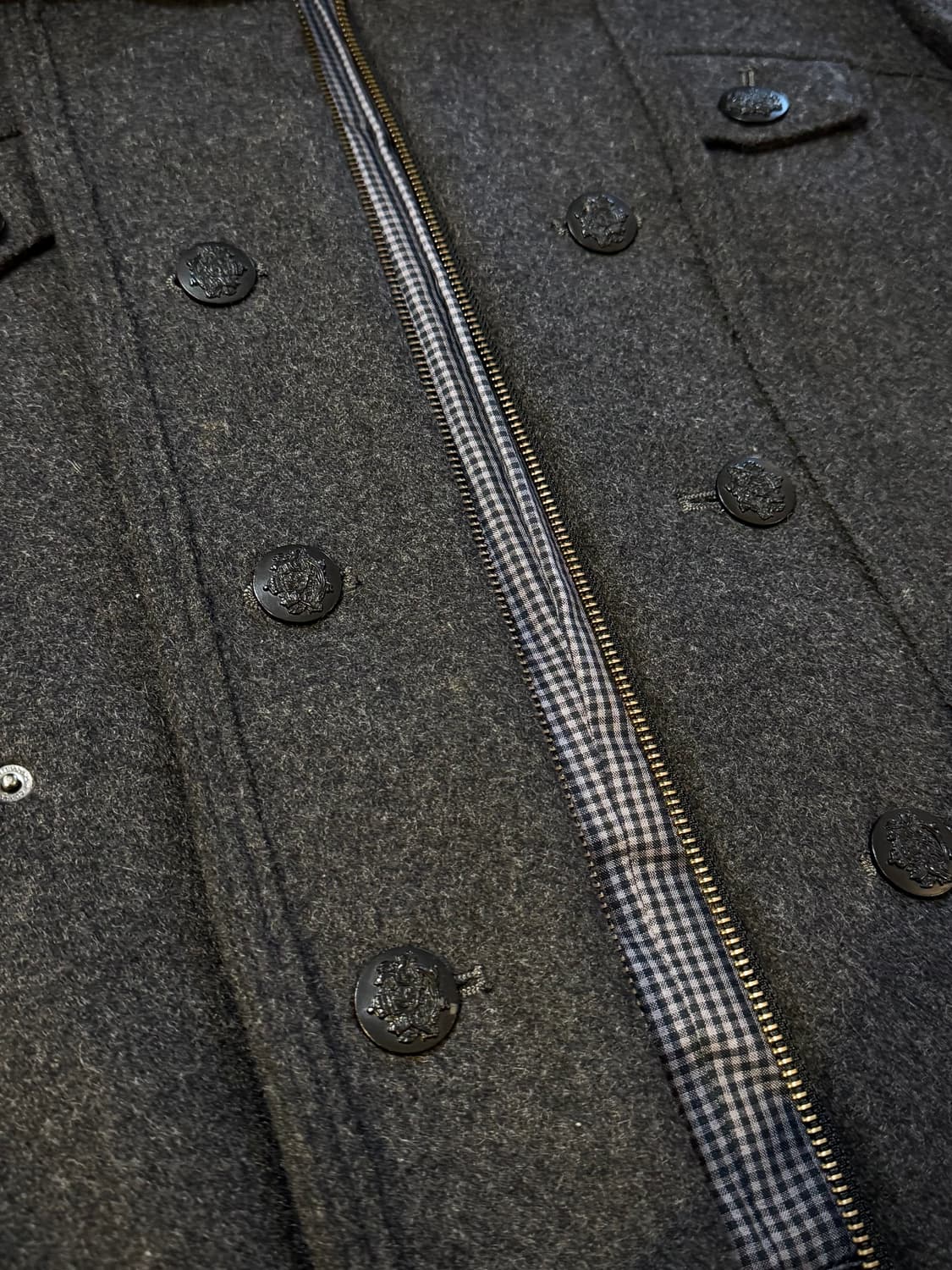 PPFM - Grey Wool Double button Jacket  상품이미지7