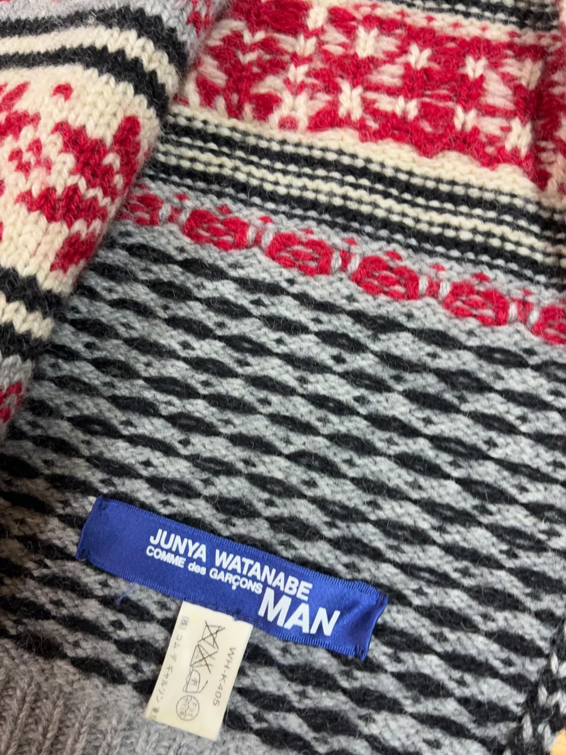 준야와타나베 fair isle knit muffler 상품이미지5