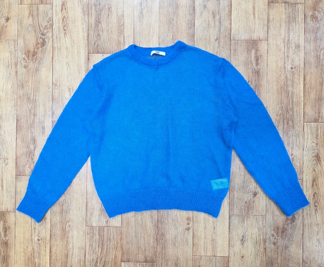 유즈(YUSE) 슈퍼키드모헤어 라운드넥 니트 프리사이즈 새상품 상품이미지1