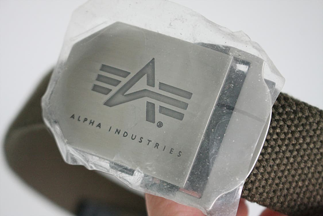 ALPHA INDUSTRIES 알파인더스리 헤비듀티 벨트 새제품 상품이미지2