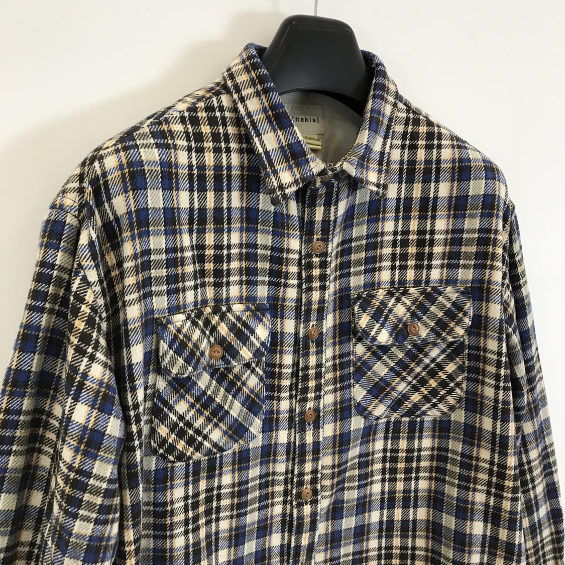 카키스 Khakis 브러시드 플레이드셔츠 25fw [M] 상품이미지2