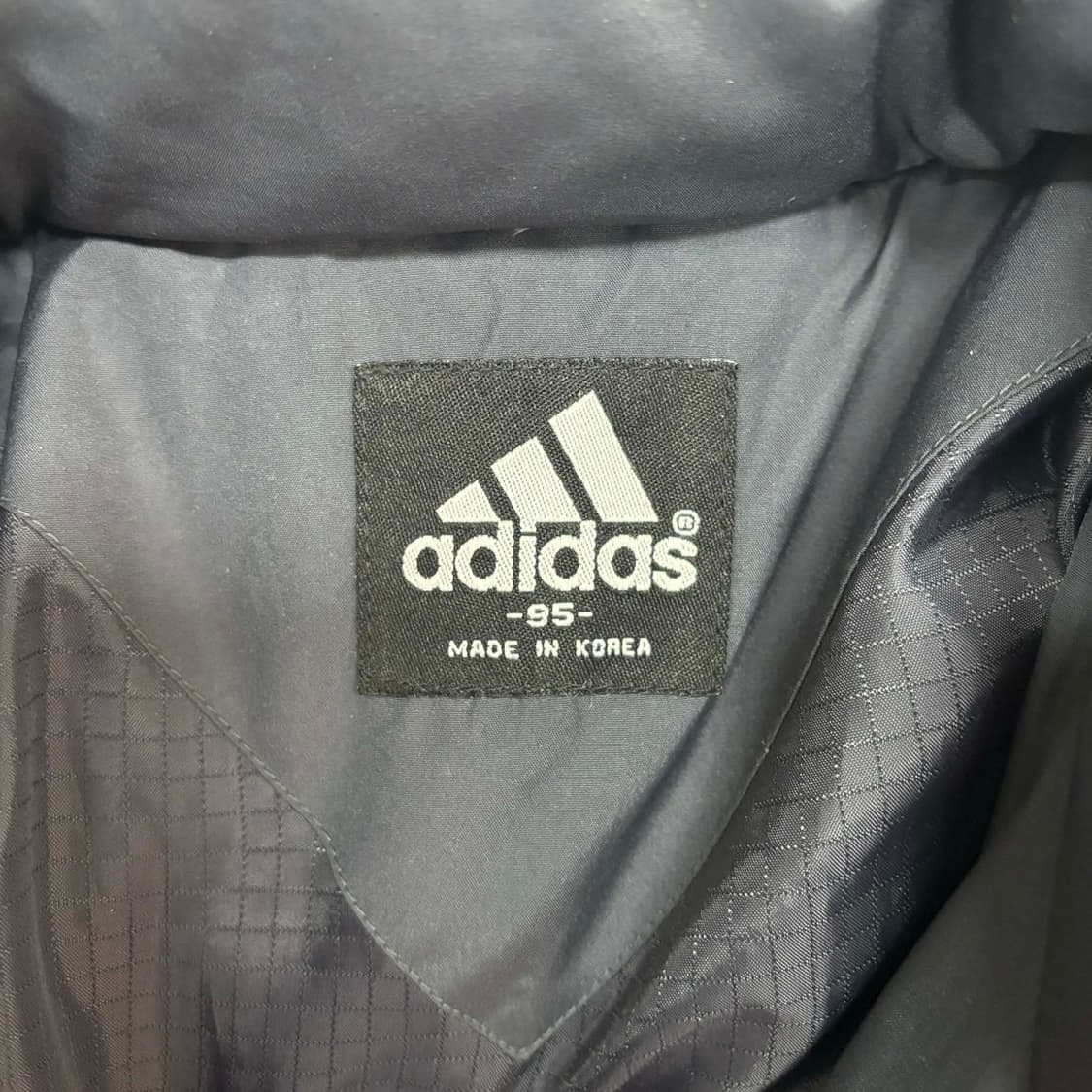 아디다스 90-00s 네이비 덕다운 자켓 대장급 패딩(95) 상품이미지4