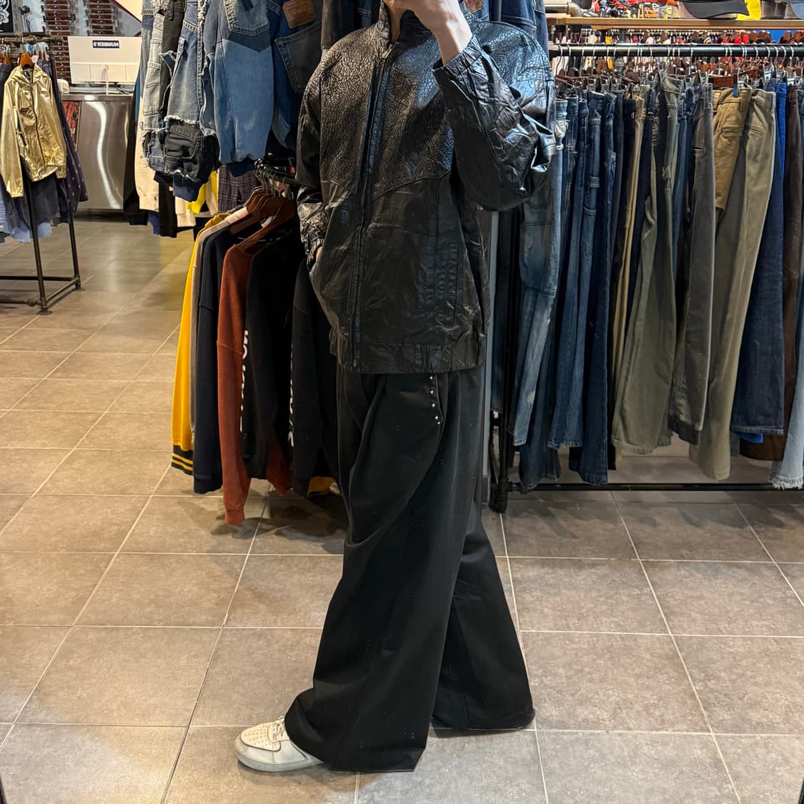 [NO.9] Comint 코민트 레더 블루종 상품이미지3