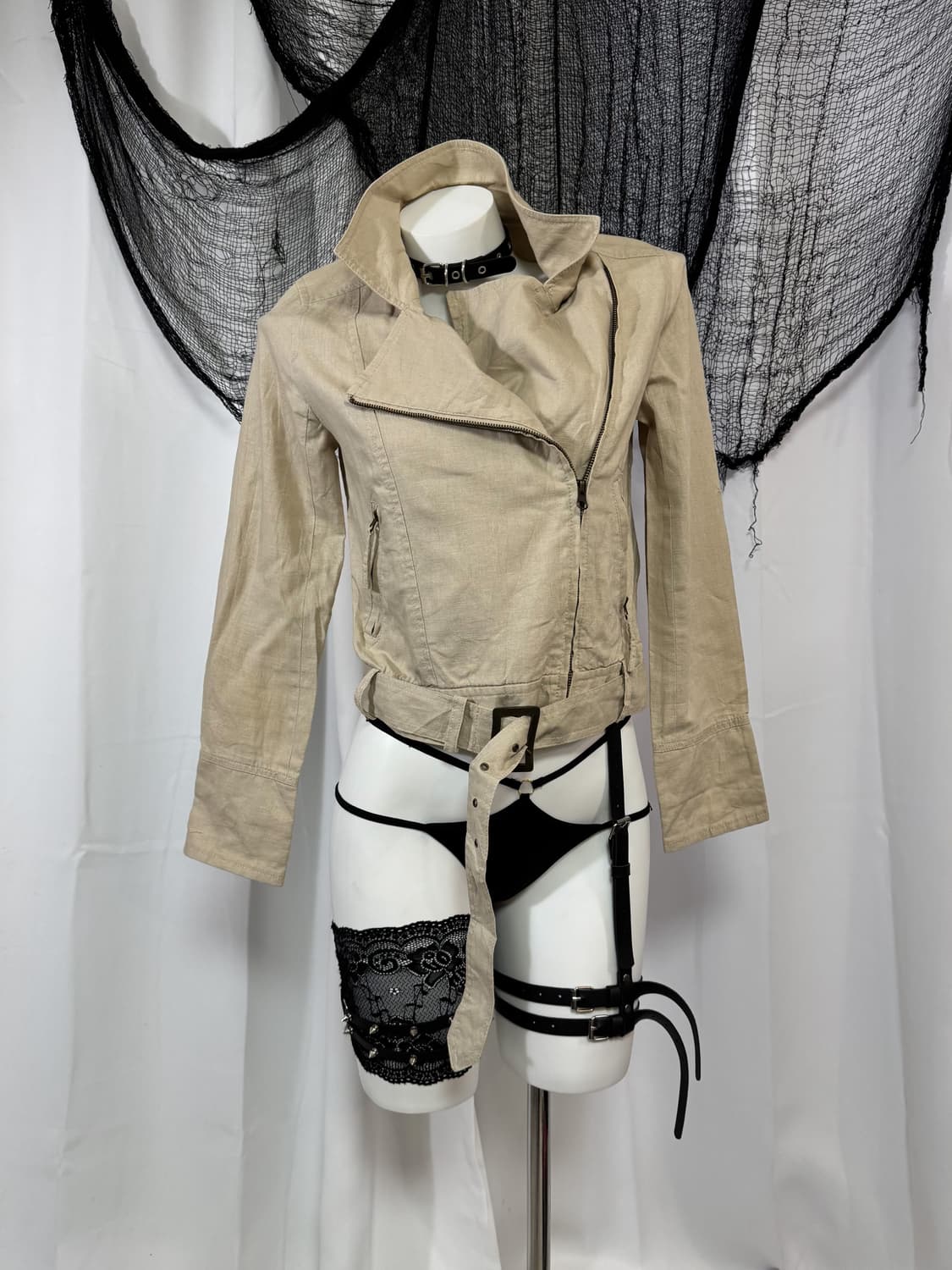 bejge zipper jacket 상품이미지1