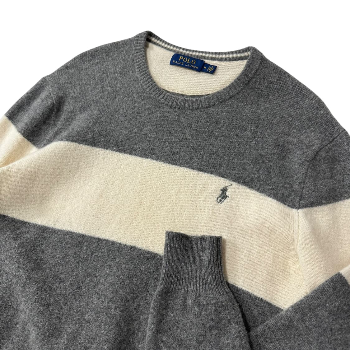신형 폴로 랄프로렌 오트밀 그레이 니트 상품이미지2