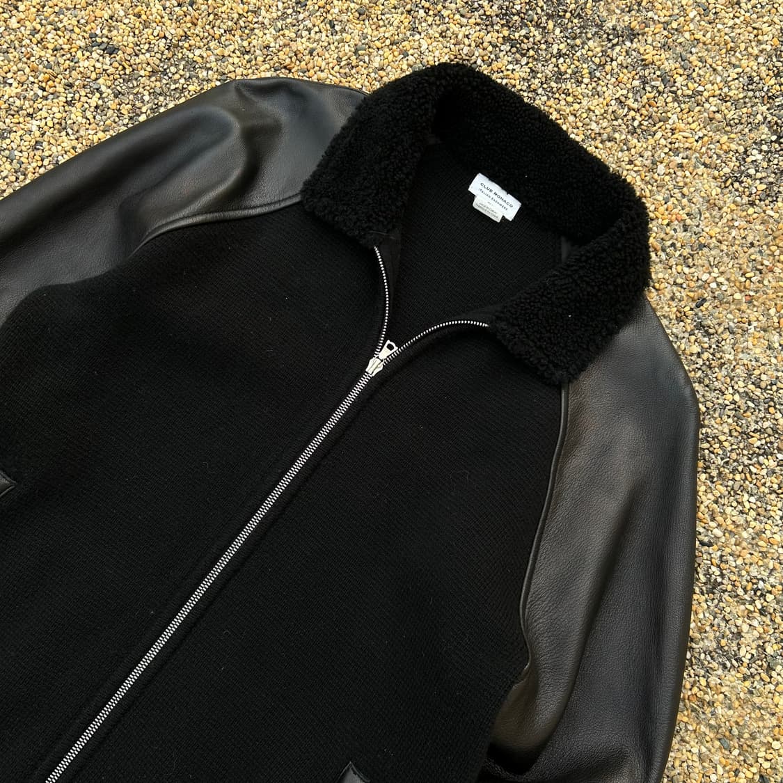 클럽 모나코 블랙 시어링 자켓 상품이미지2