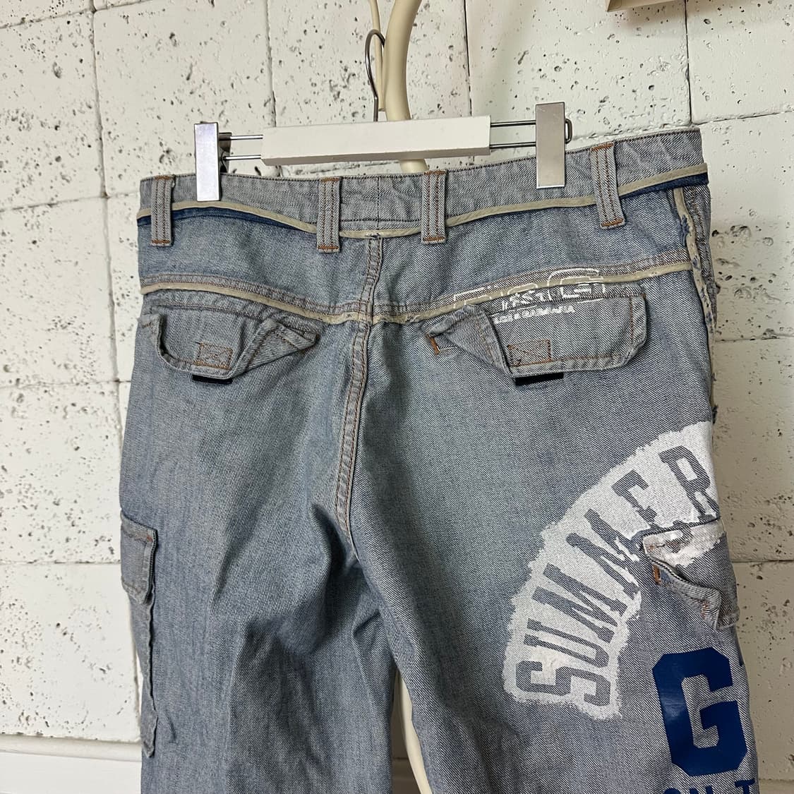 36 돌체앤가바나 데님 버뮤다 카고 팬츠 상품이미지6