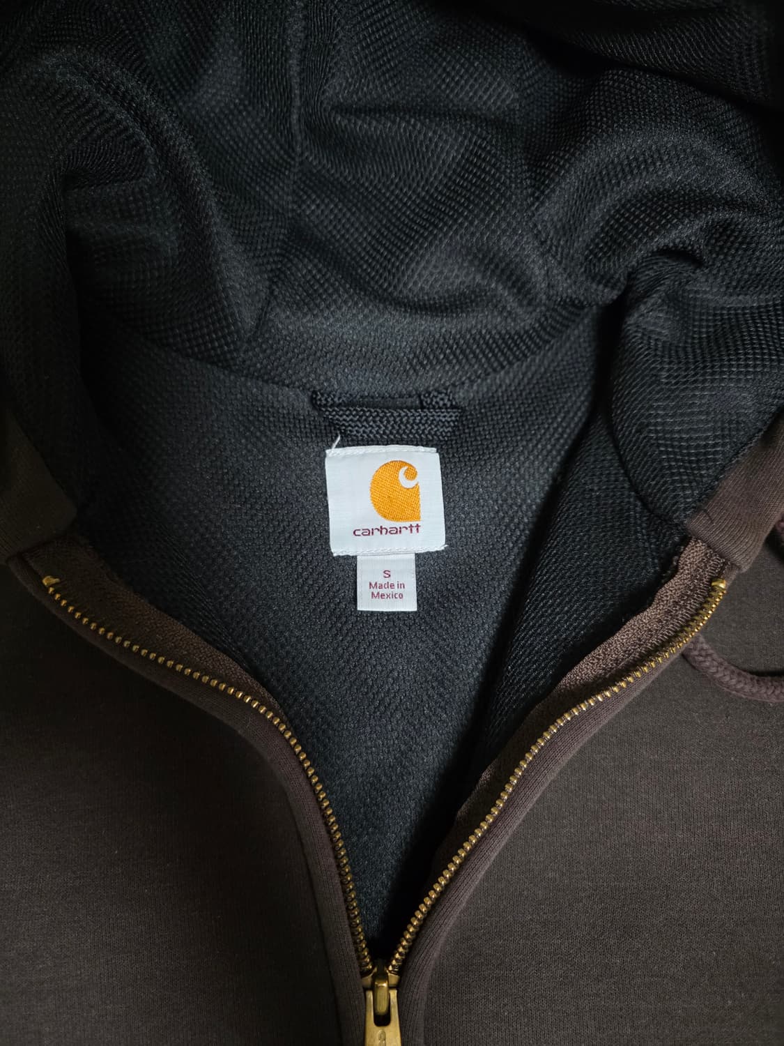 칼하트 써멀 레인디펜서 후드집업 다크브라운 상품이미지5