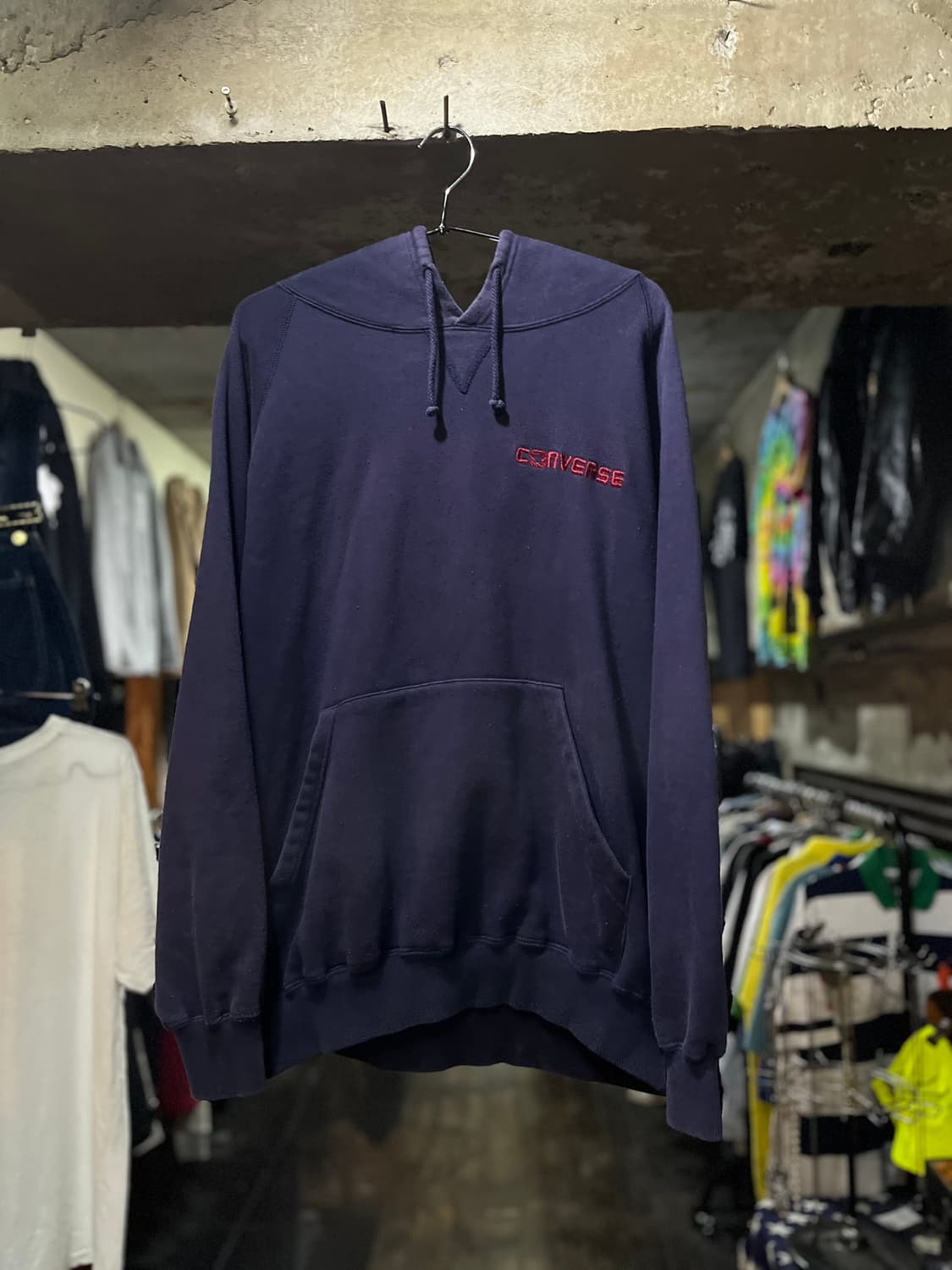 90s CONVERSE ALL STAR SUNFADED HOODIE 상품이미지1