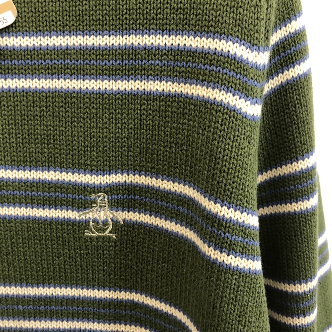 먼싱웨어 (새상품) 오리지널 펭귄 스트라이프니트 L 상품이미지2