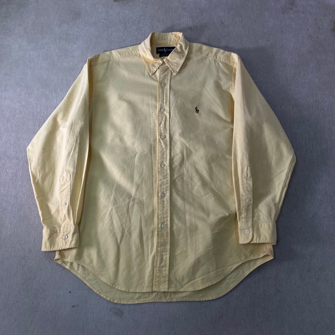 105 폴로랄프로렌 옐로우 코튼 셔츠 상품이미지1