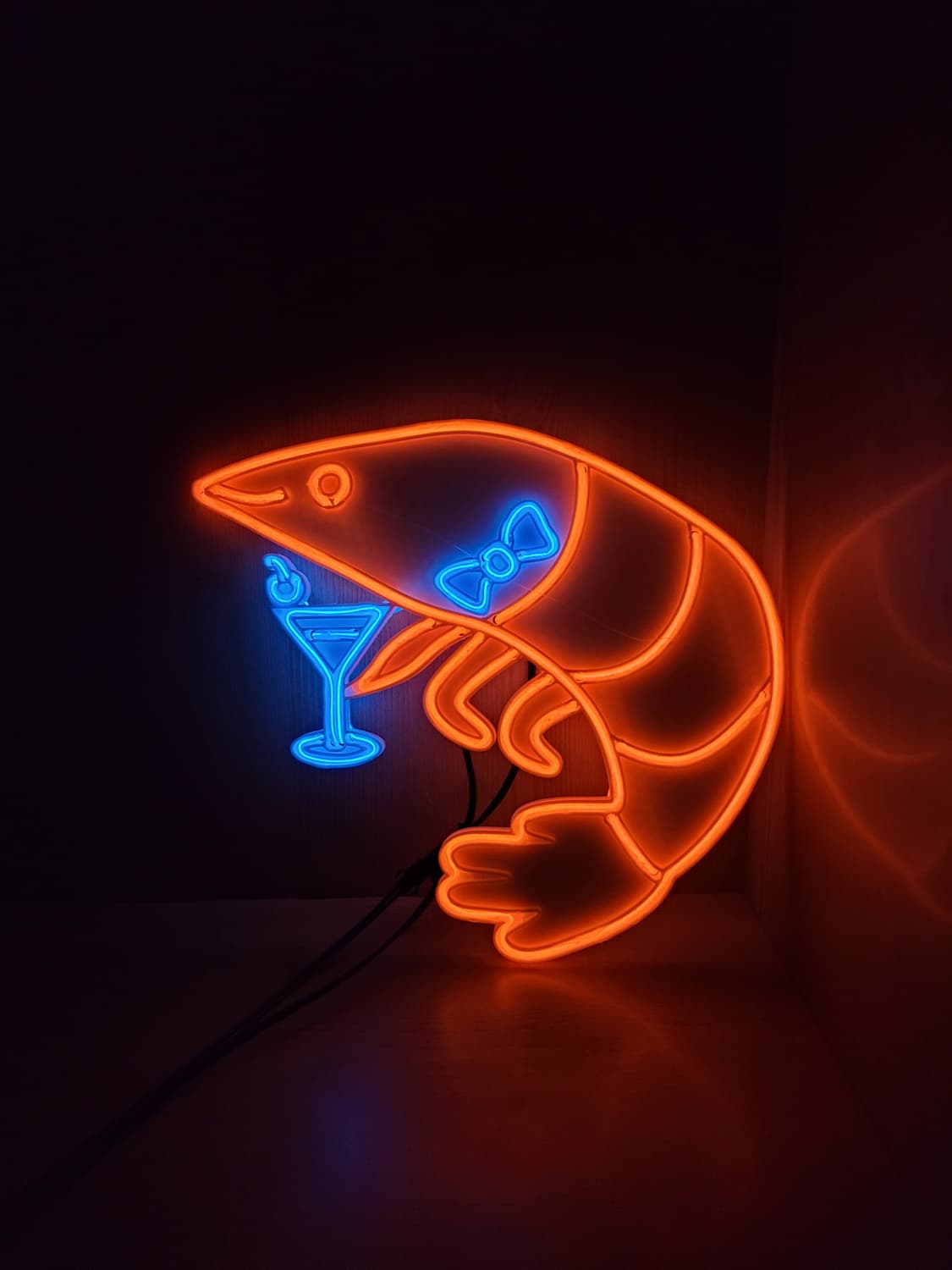새우 칵테일 네온사인 led 램프 조명 상품이미지5