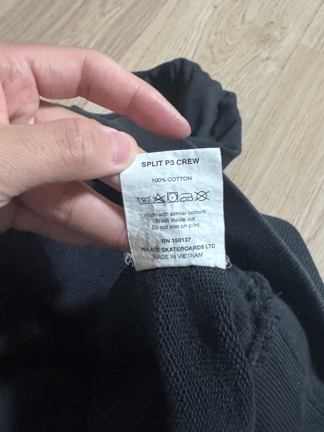 팔라스 스플릿 P3 크루넥 블랙 - 19FW M 상품이미지4