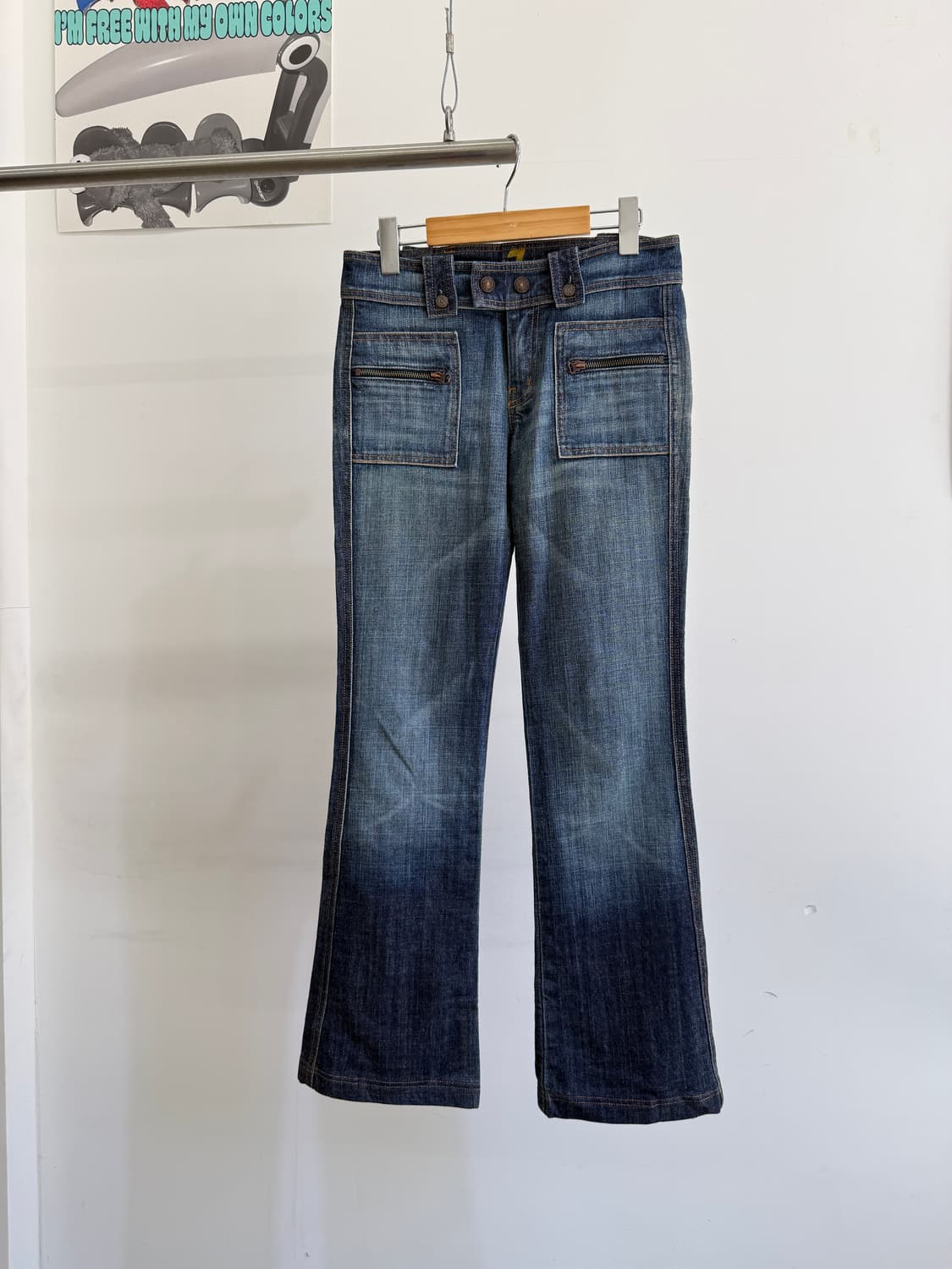 7 FOR ALL MAN KIND (Made in USA) 부츠컷데님 상품이미지1
