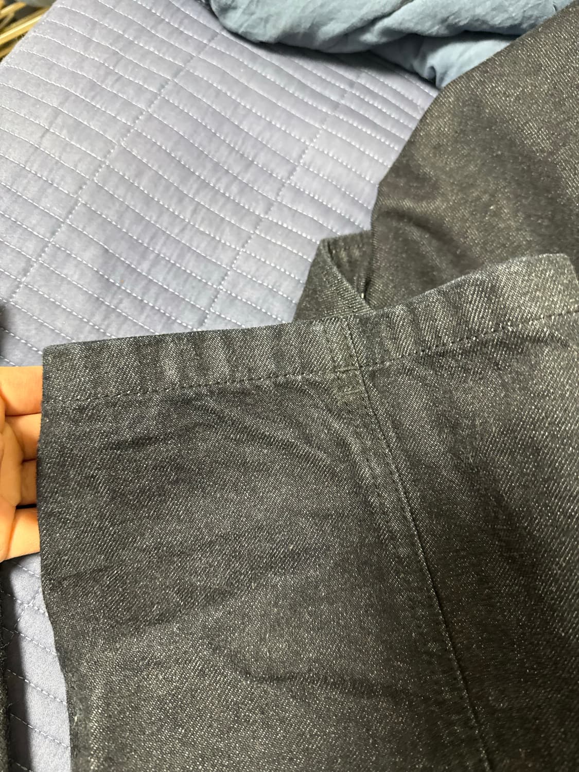 포스트아카이브팩션 데님 인디고 셋업 판매합니다 둘다m사이즈 상품이미지8