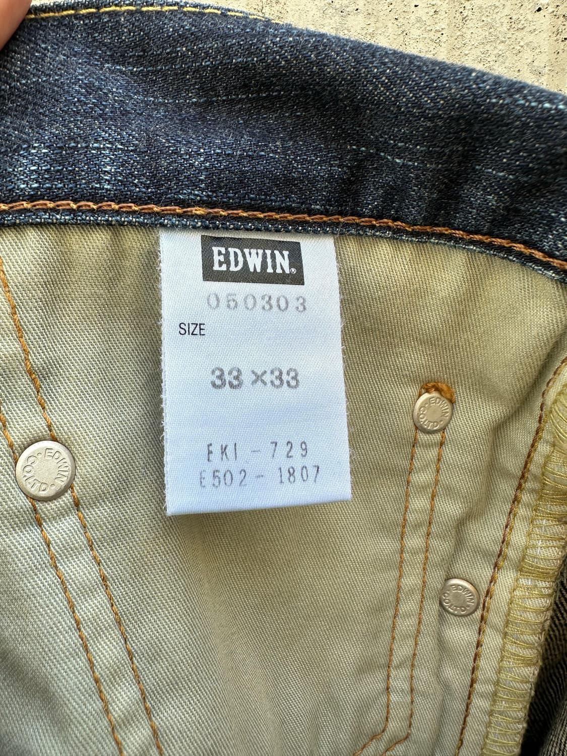 [33x33] 에드윈 503 스트레이트 워싱 진 상품이미지10