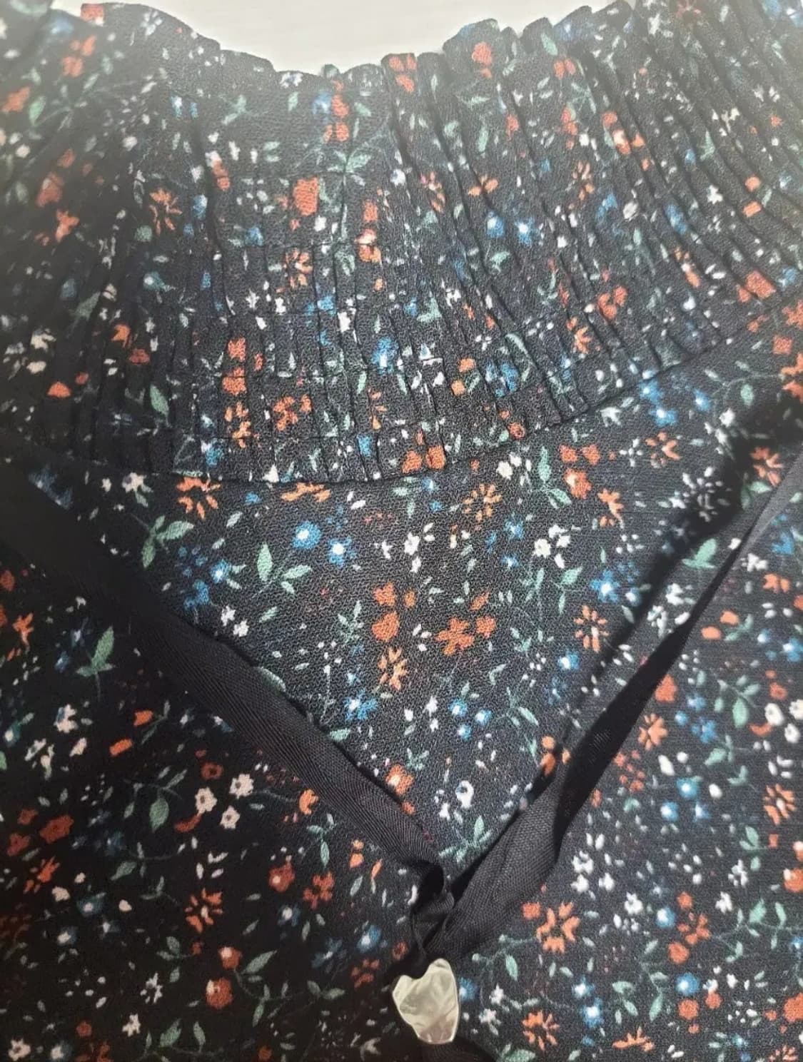 급처새상품!SOUP 하트목걸이하이넥블라우스 레니본st오즈세컨st오브제st 상품이미지2