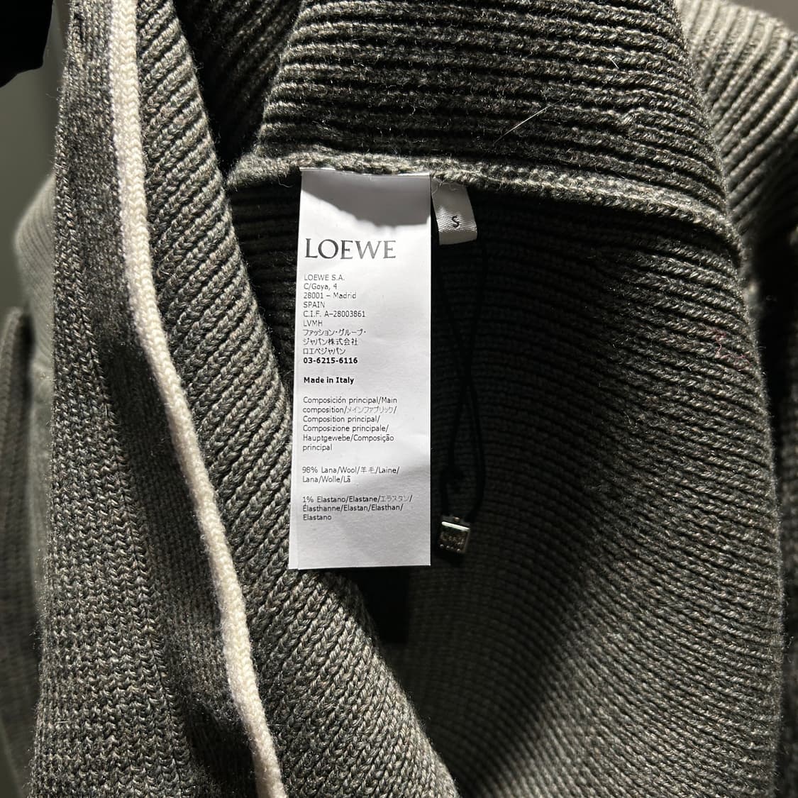 로에베 벌룬 슬리브 가디건 상품이미지6