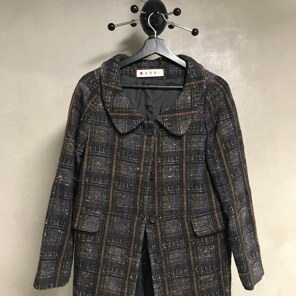 마르니 체크 코트 40(W) 상품이미지2