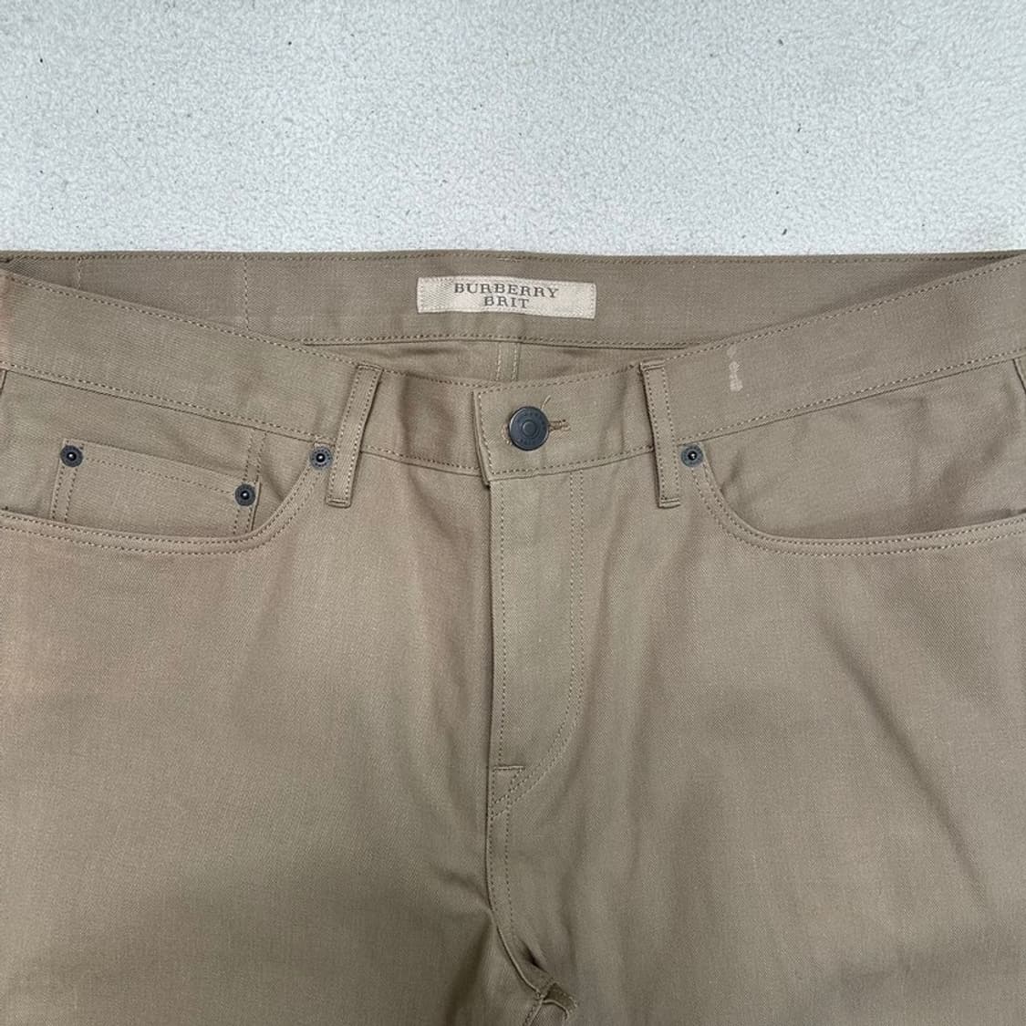 버버리 브릿 라인 베이지 팬츠 W36 L32 상품이미지2