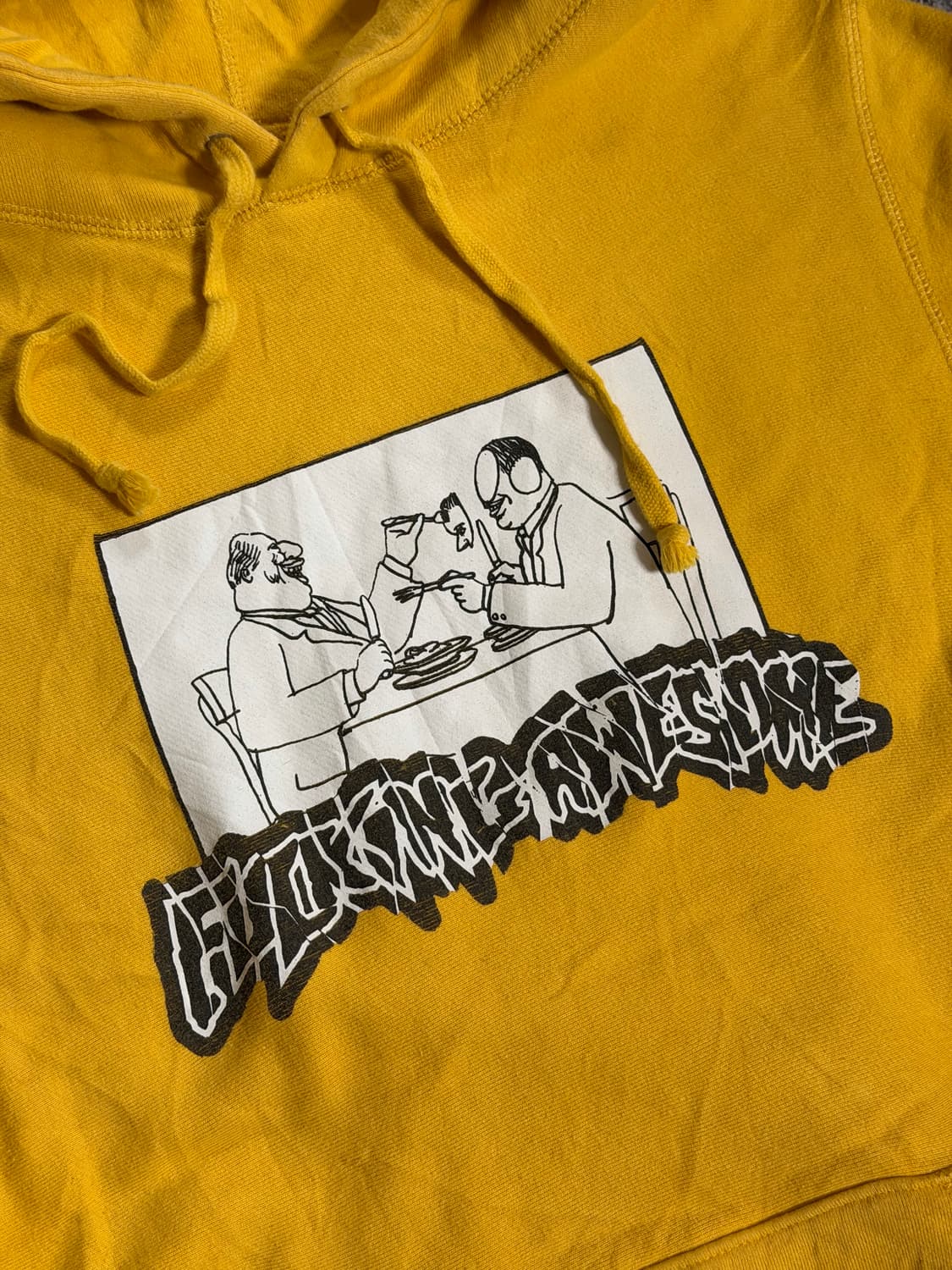 퍼킹어썸 그래픽 로고 후드티 상품이미지1