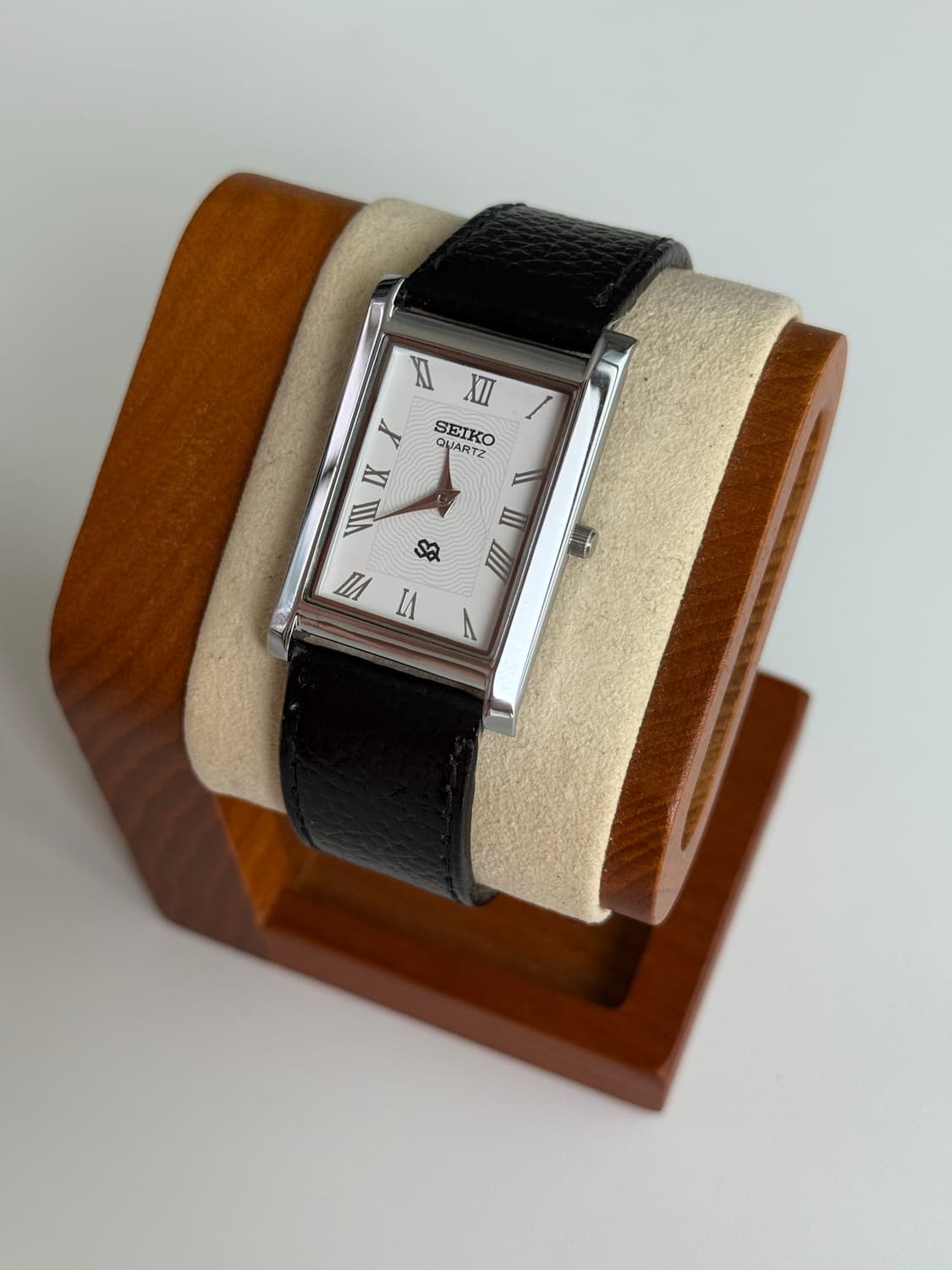 세이코 Seiko SQ 탱크 블랙 상품이미지1