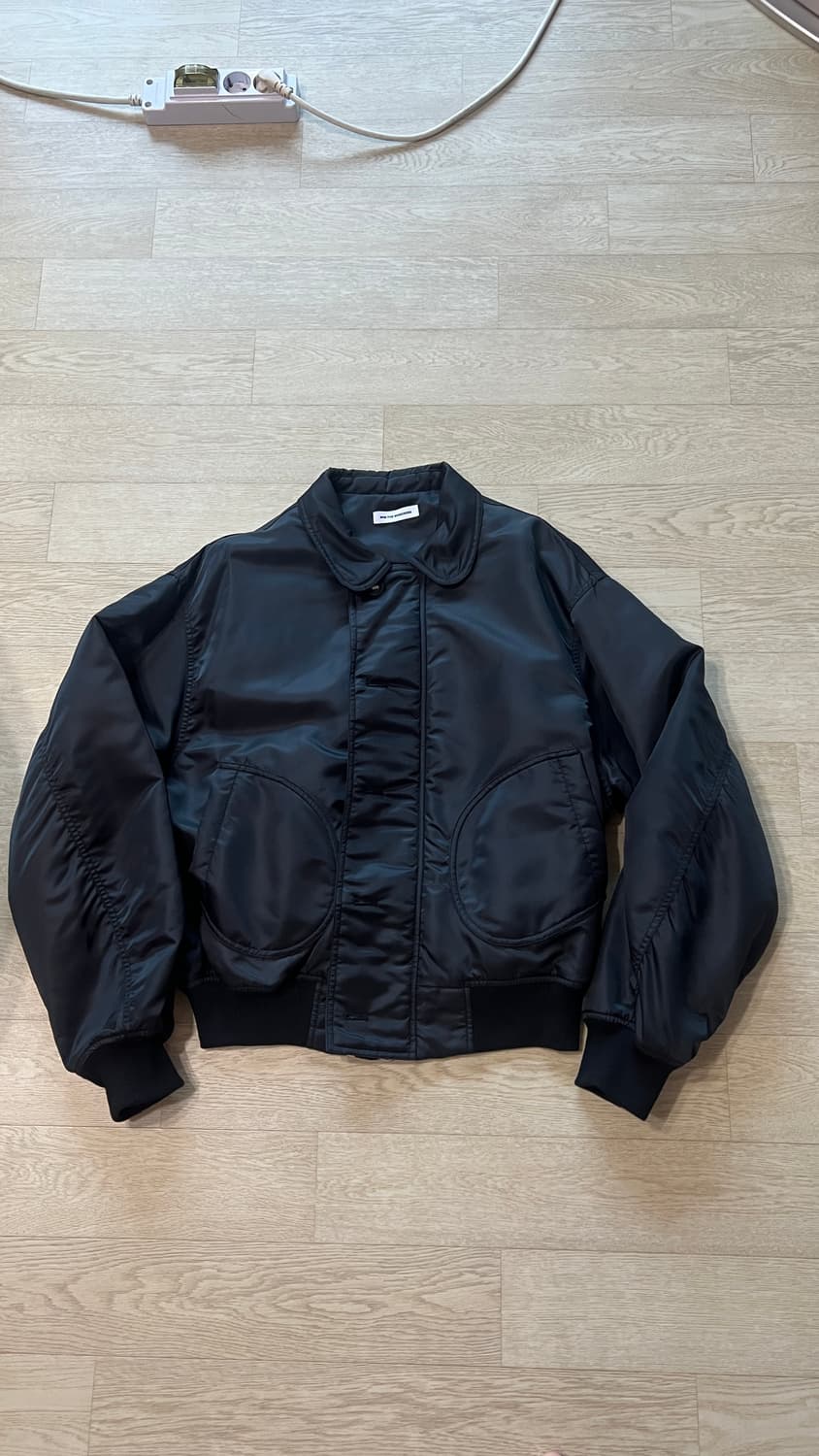 ma-1 블루종 자켓_블랙 상품이미지1