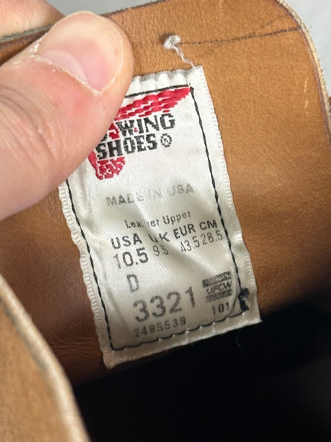 OG USA Made 레드윙 3321 처카 부츠 호손 뮬스키너 단종 모델 상품이미지9