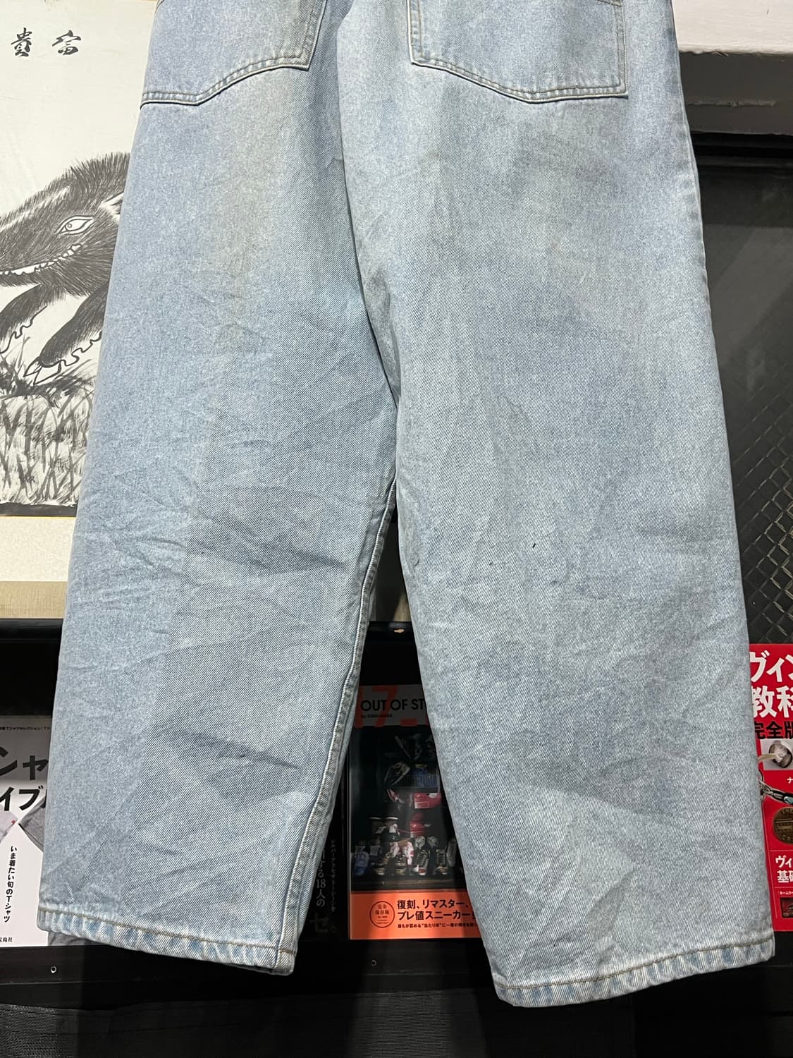 SKULL SOUL 와이드 데님 팬츠 상품이미지8