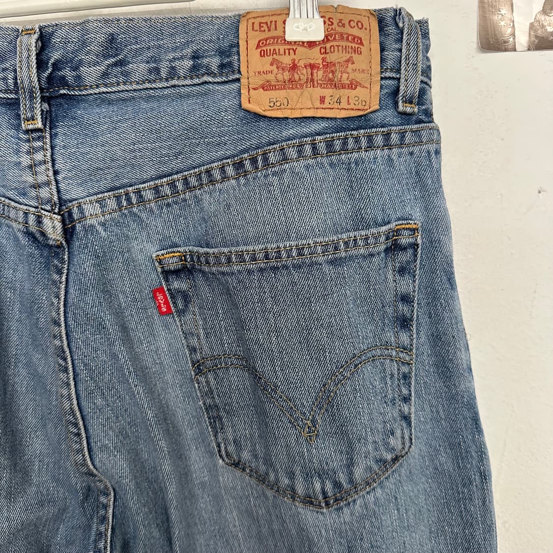 00’s 리바이스 550 릴렉스핏 데님진 상품이미지6