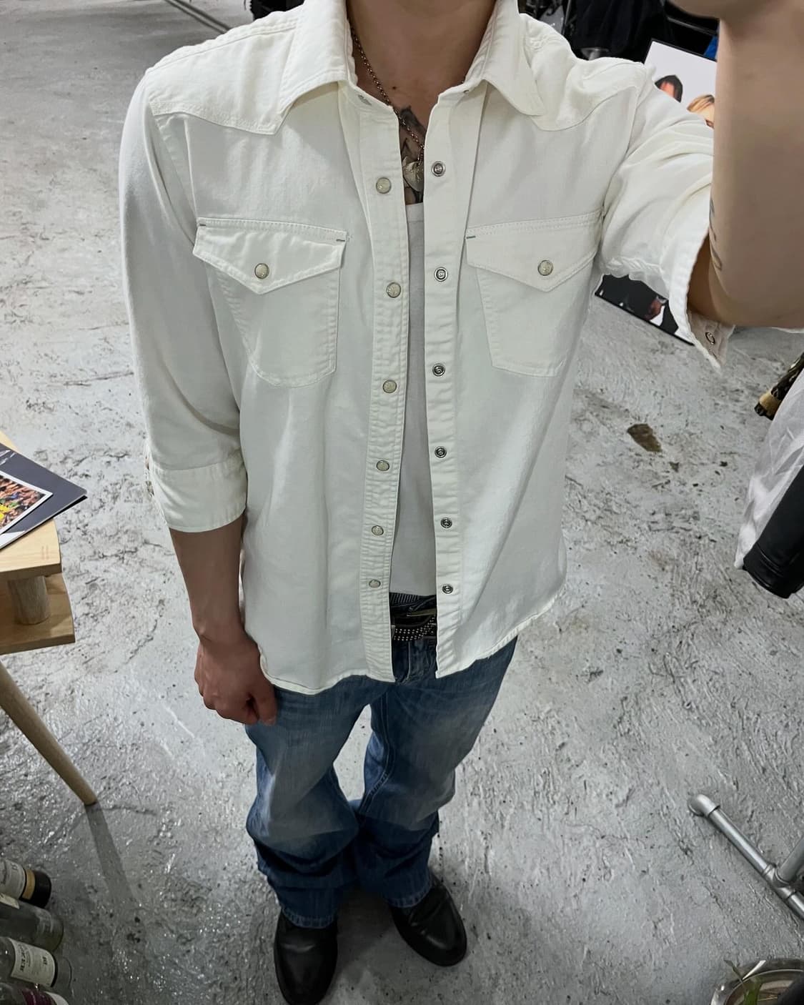 Beno western shirt 상품이미지1