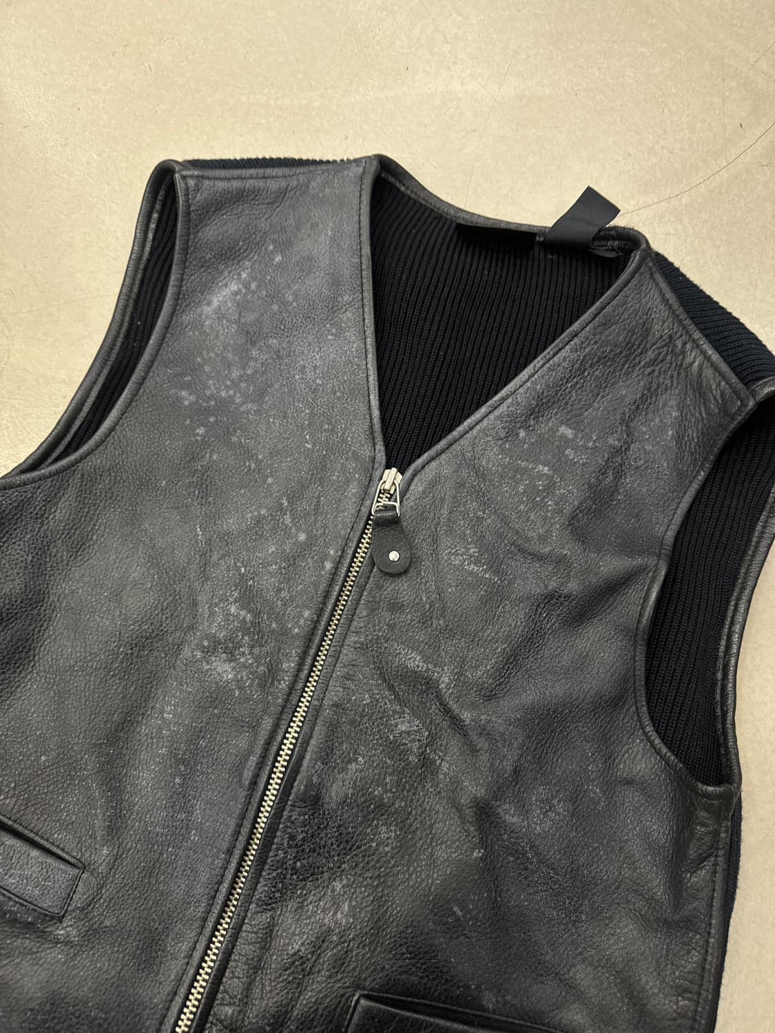 DKNY 가죽 베스트 M 상품이미지2