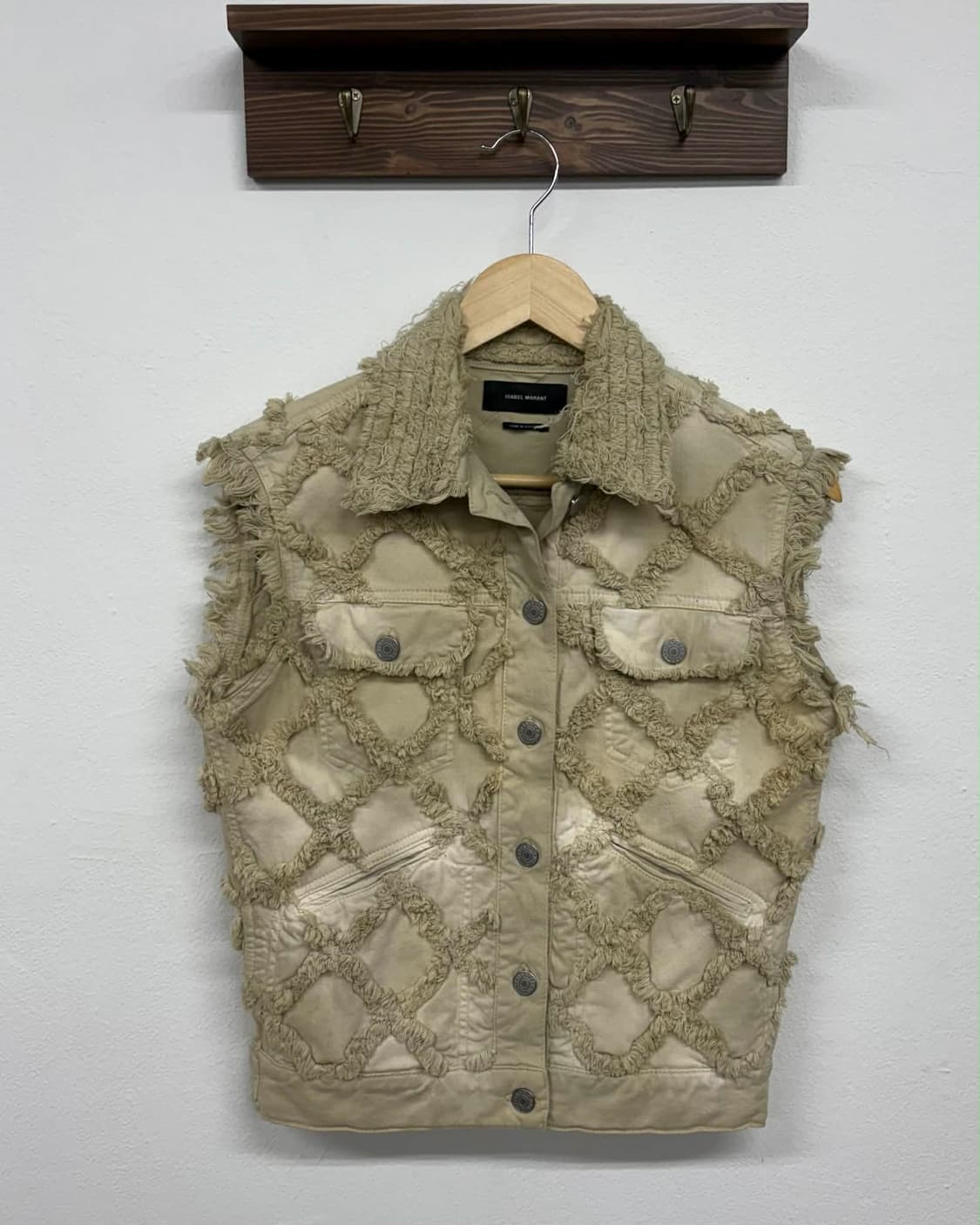 [36] 이자벨마랑 데님 트위드 베스트 상품이미지1