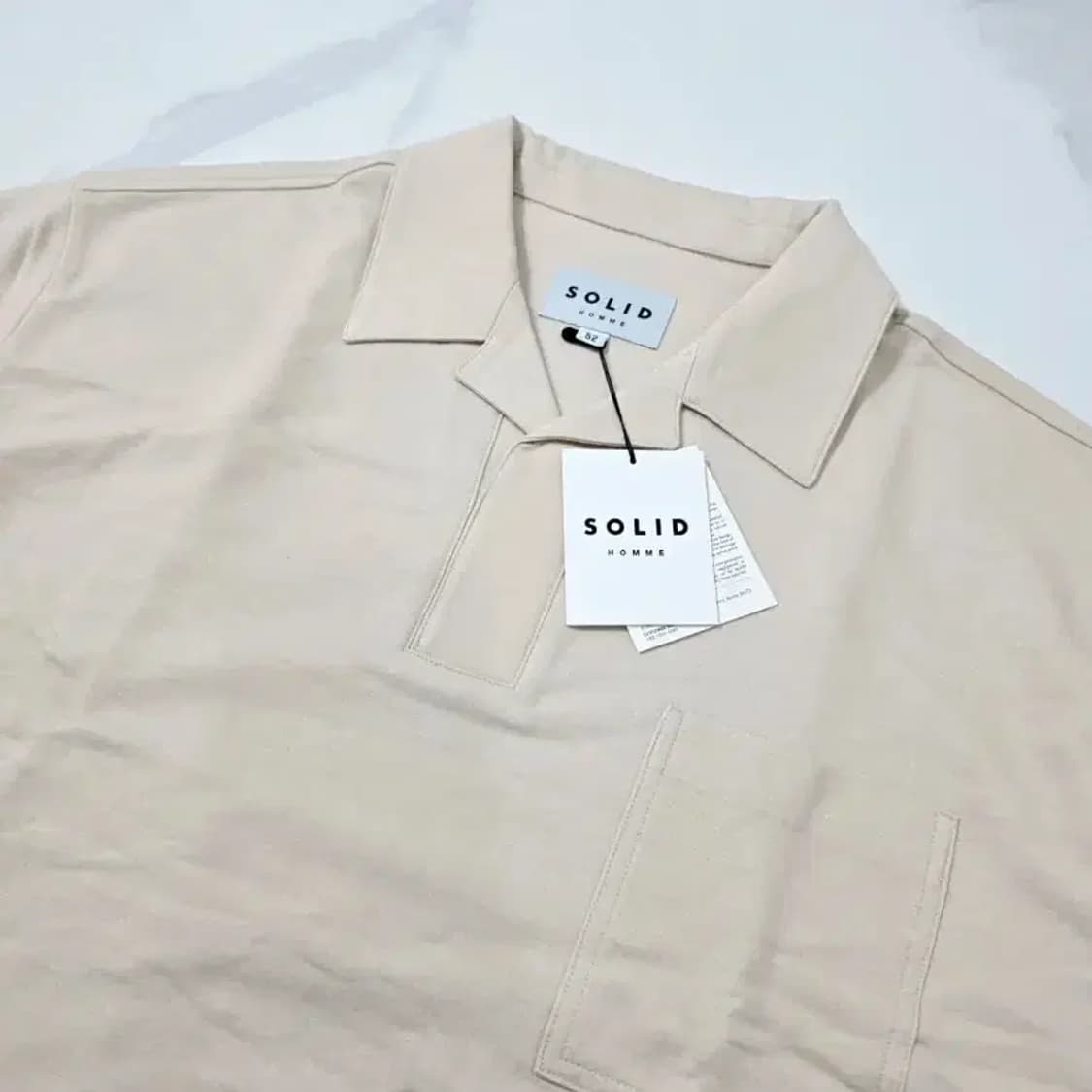 솔리드옴므 반팔 카라티 110 상품이미지5