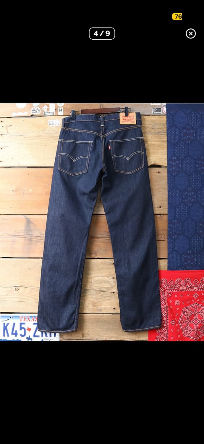 levis 리바이스 503 진청 인디고 루즈 스트레이트 핏 데님 상품이미지3