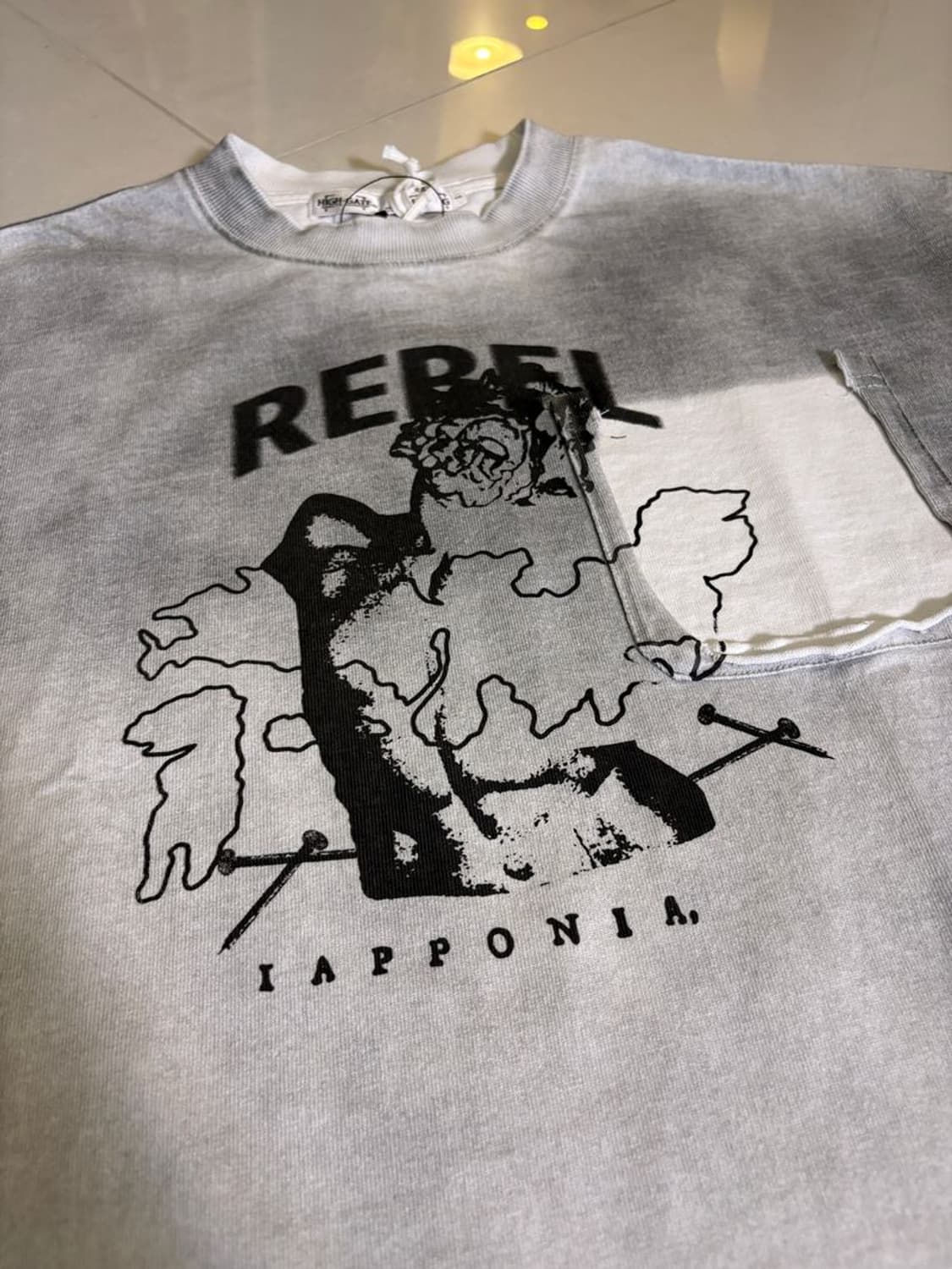 PRINT L/S TEE 더티 프린트 긴팔 티셔츠 #02 상품이미지9