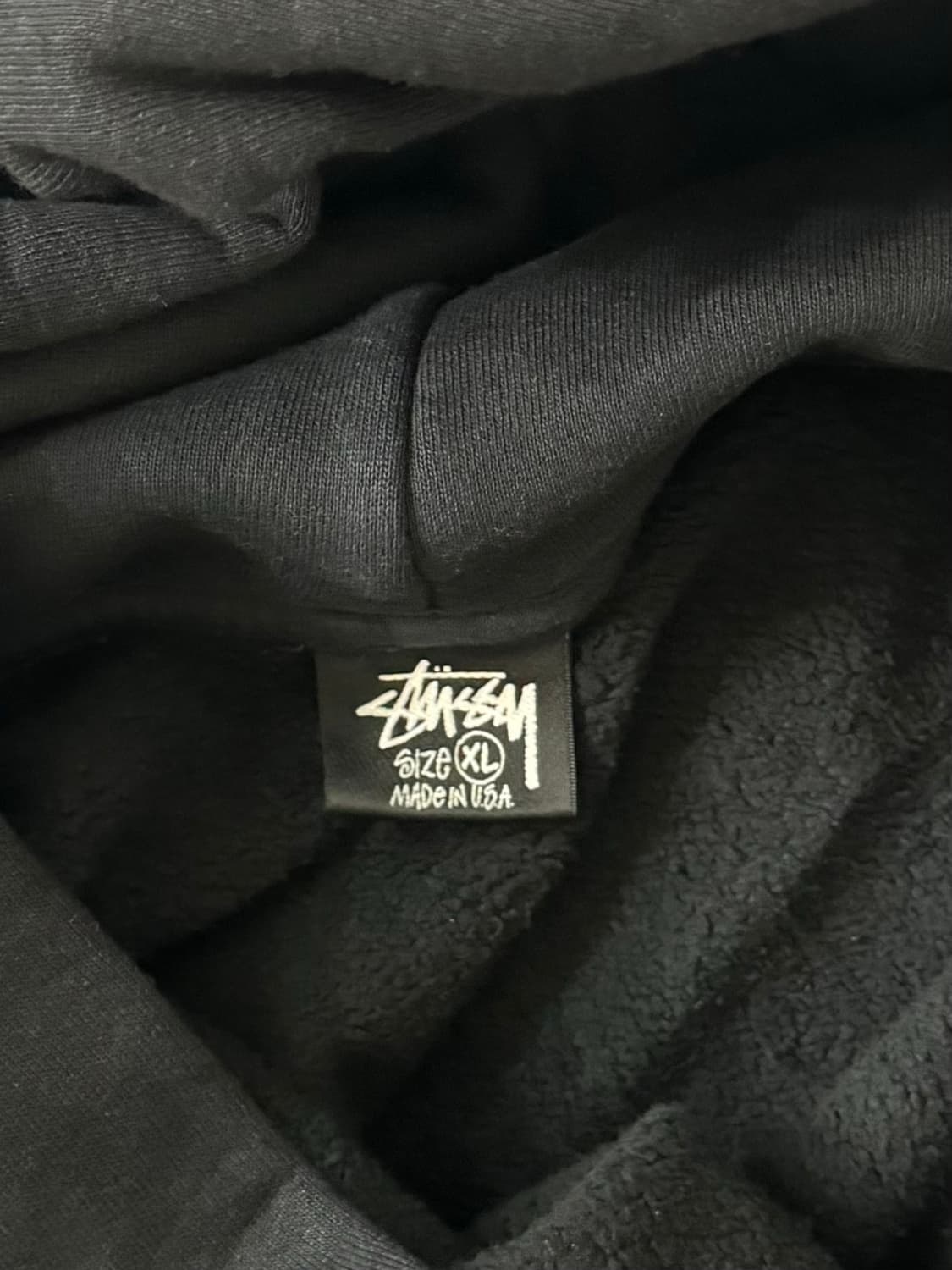 XL)아워레가시x스투시 음양로고 후드 상품이미지3