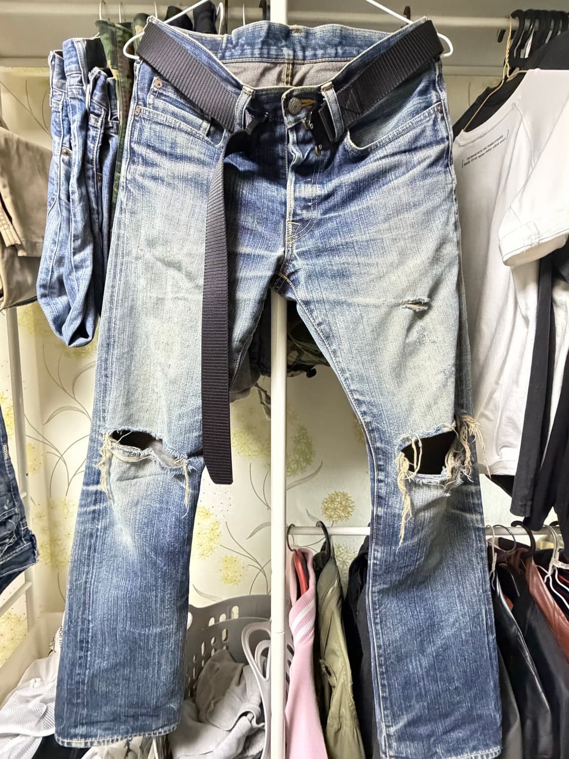 스튜디오 다치산 디스트로이드 셀비지 데님 29 상품이미지1