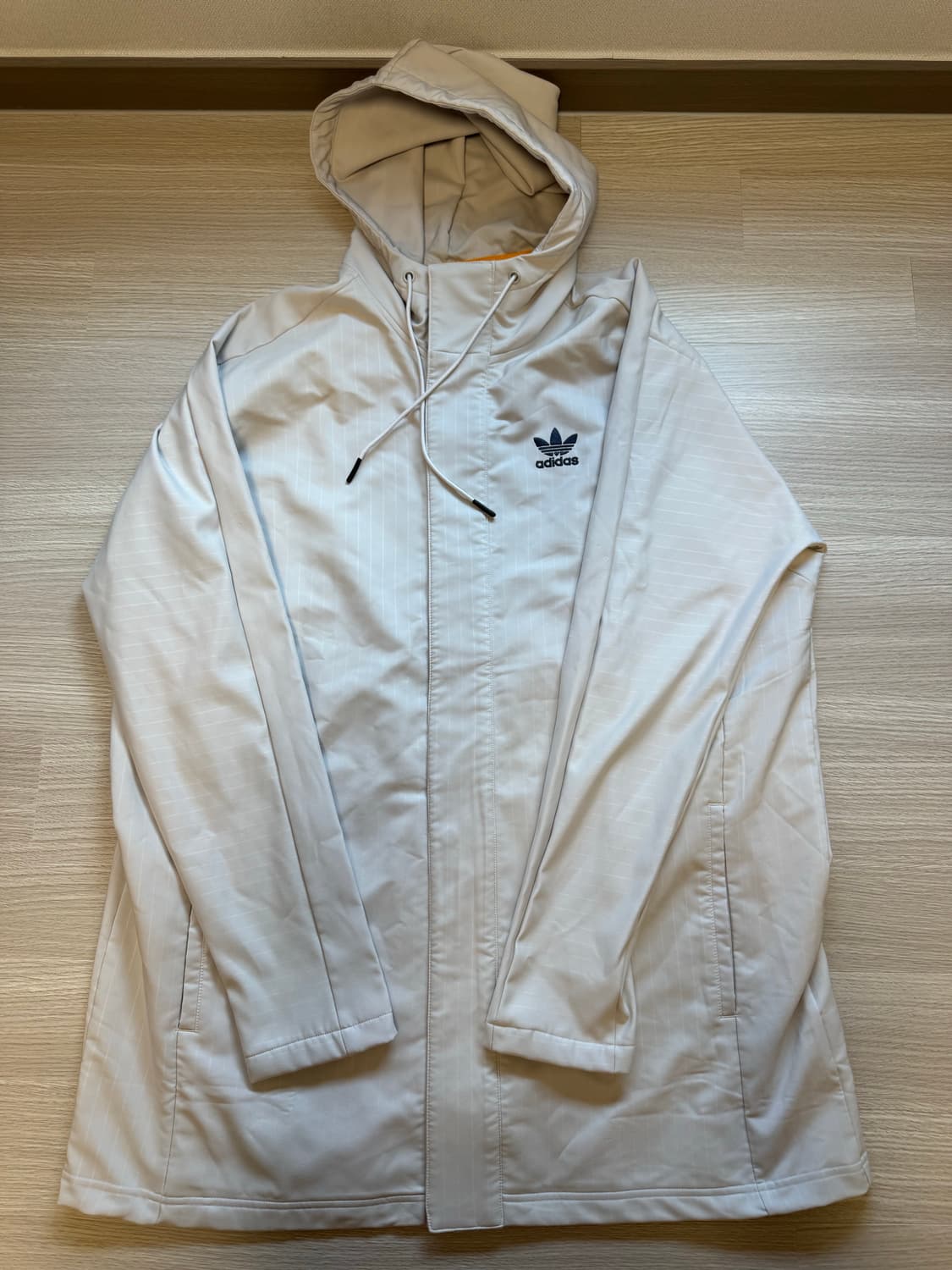 아디다스 오리지널 핀스트라이프 후디드 코치 자켓 (XL/105) 상품이미지2